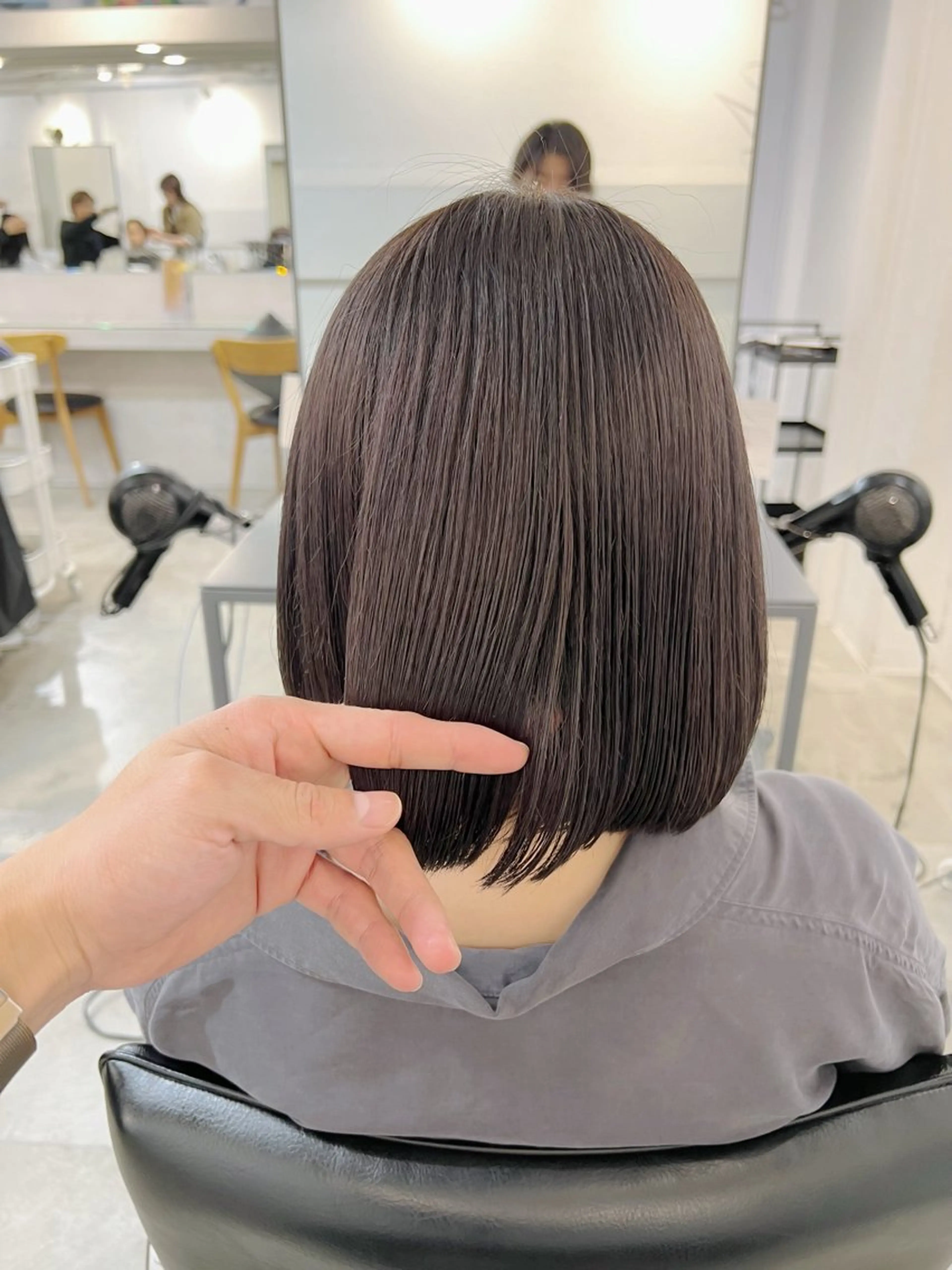 ショート カット ヘアカラー トリートメント ハイライト／レイヤー 木下翔太のヘアスタイル