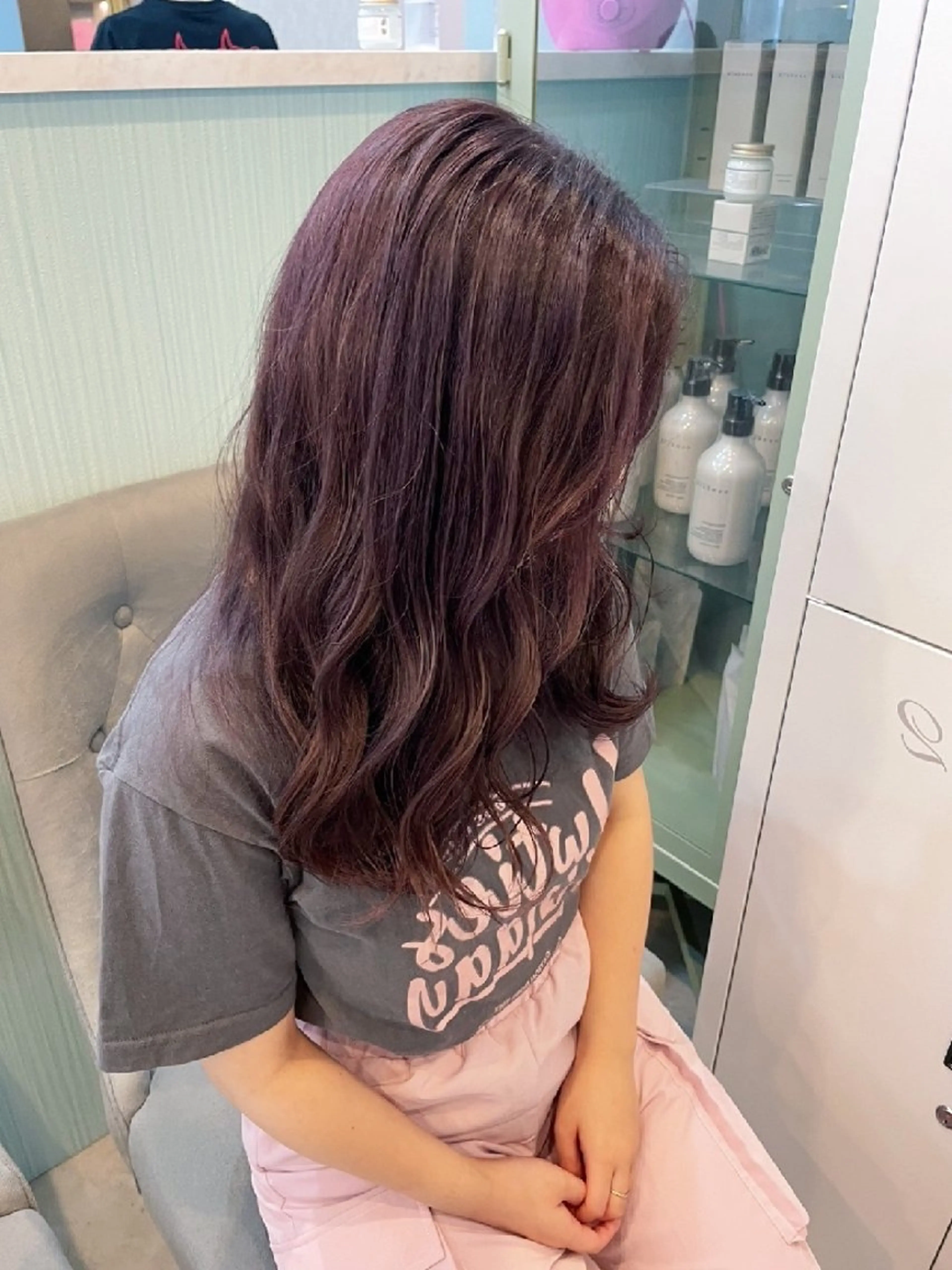 ロング カラー 暗髪艶カラー/ 髪質改善TR/maiのヘアスタイル