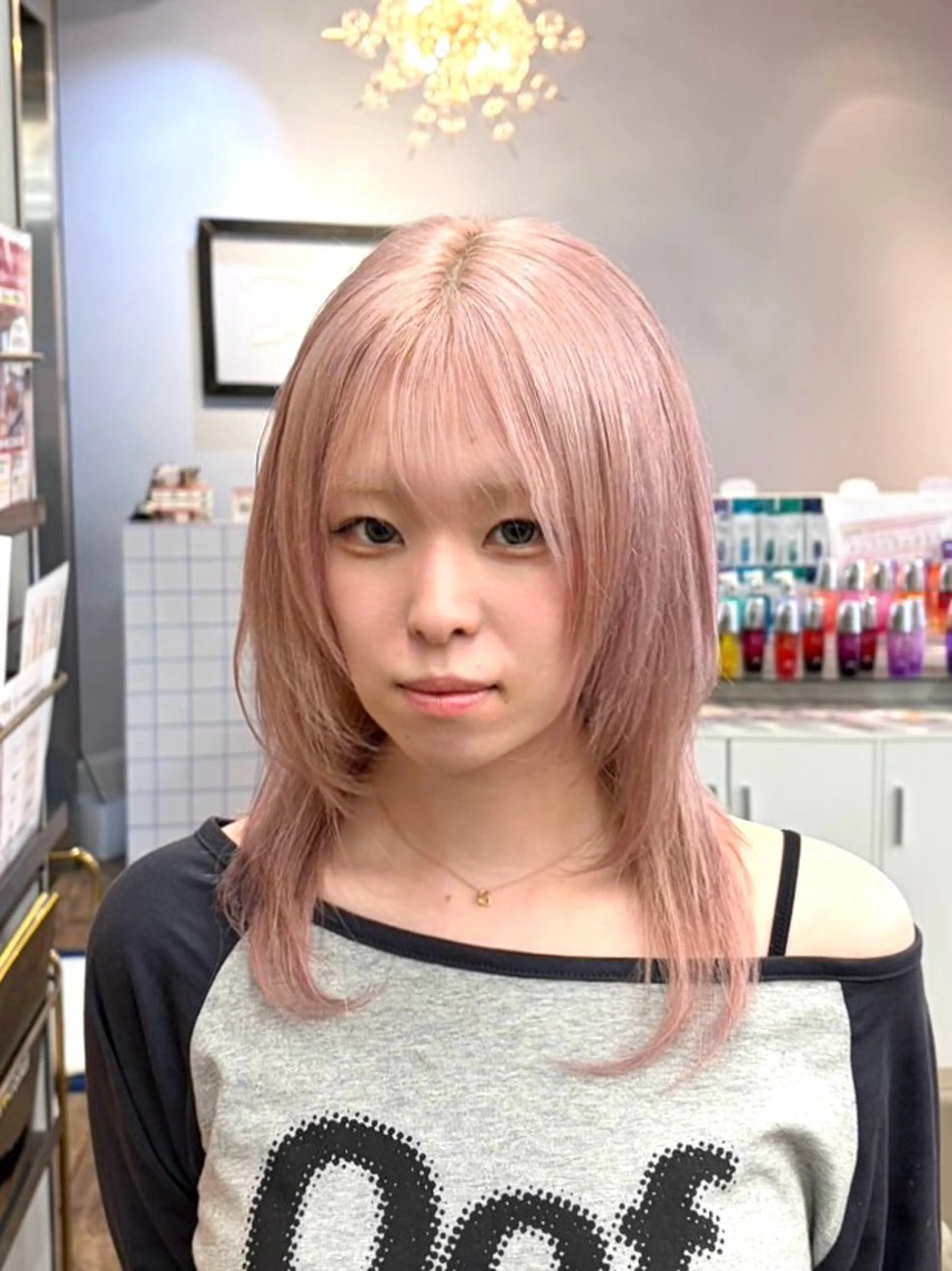 ミディアム カラー ベージュカラー ブリーチ ケアブリーチ 透明感カラー ダブルカラー ヘアカラー ブリーチ/ブロンド 🕊️/カズヤのヘアスタイル