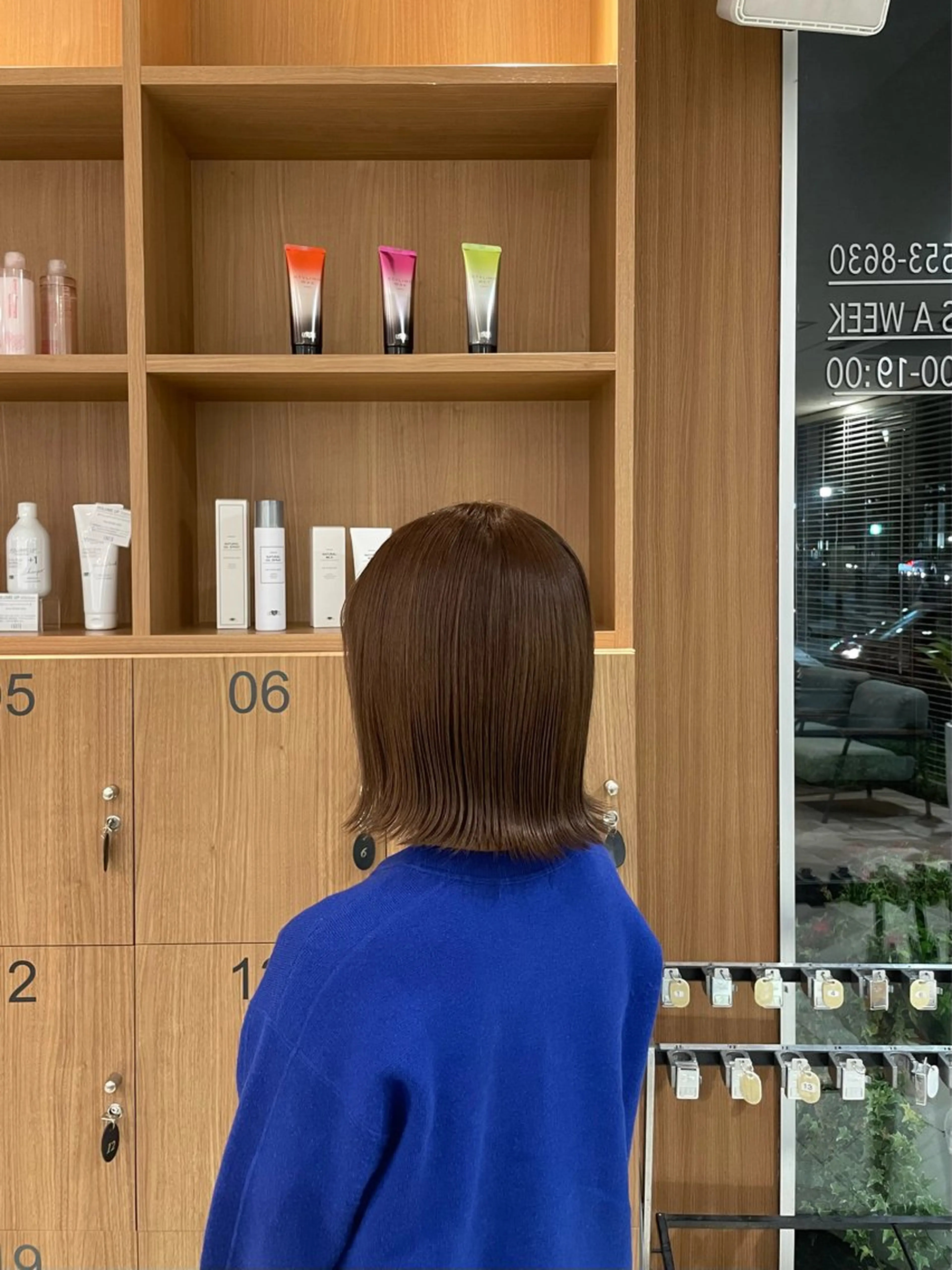 ミディアム カラー Mayu まゆのヘアスタイル