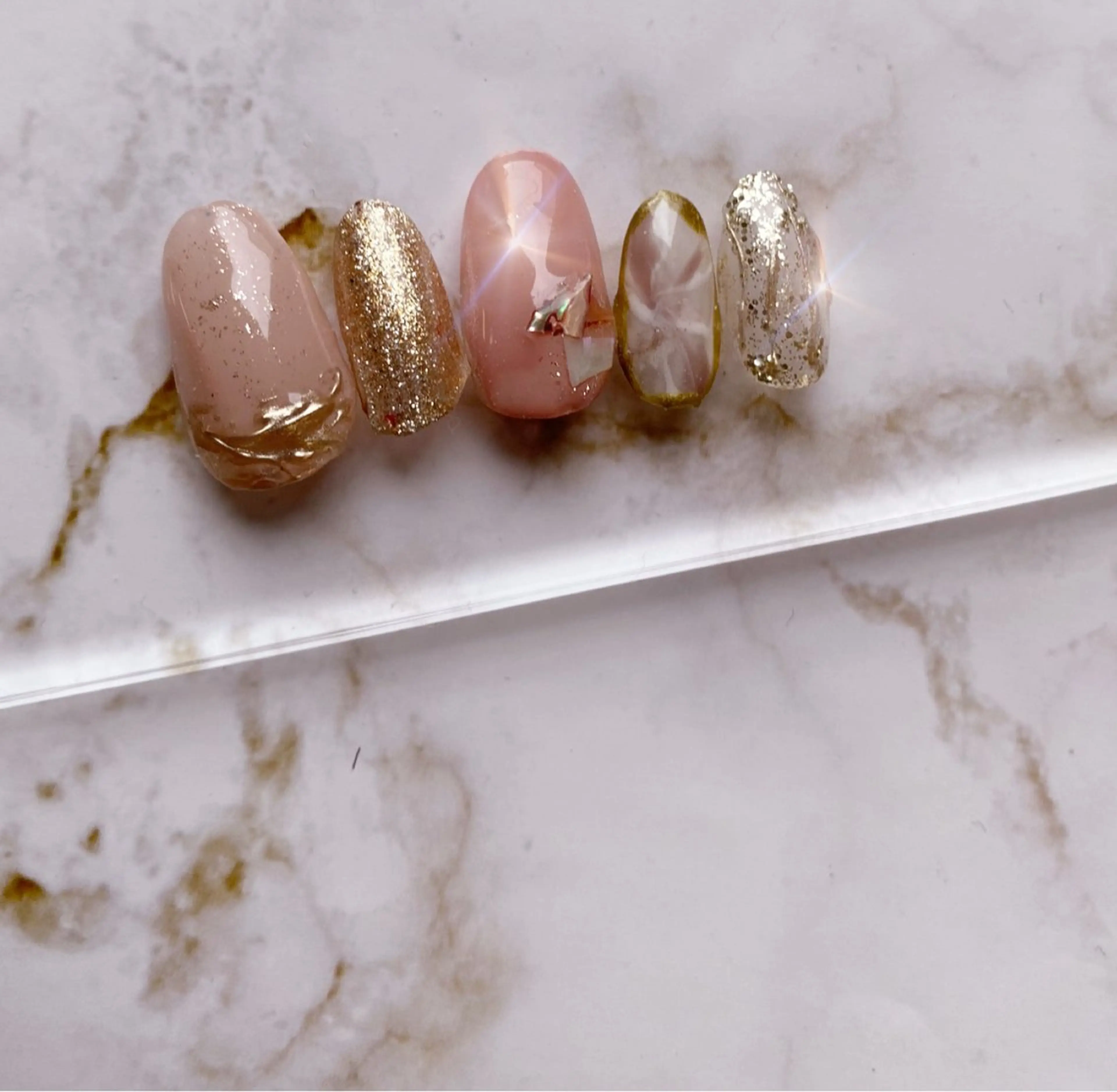 ネイル ピンク ハンドネイル ネイル＆脱毛 Lotus🌸のネイルデザイン