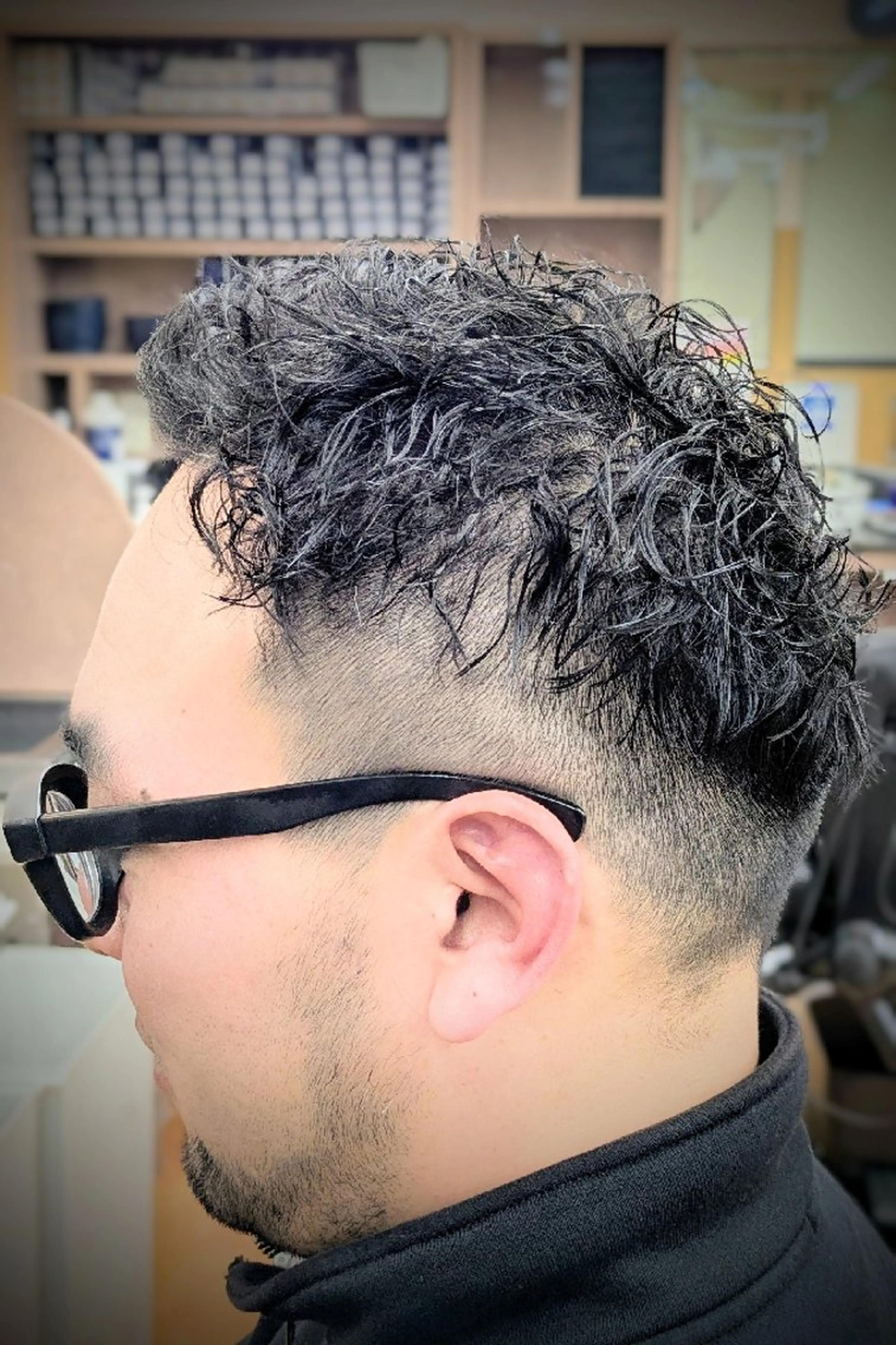 ショート パーマ 理容プラージュ燕三条 福井のヘアスタイル