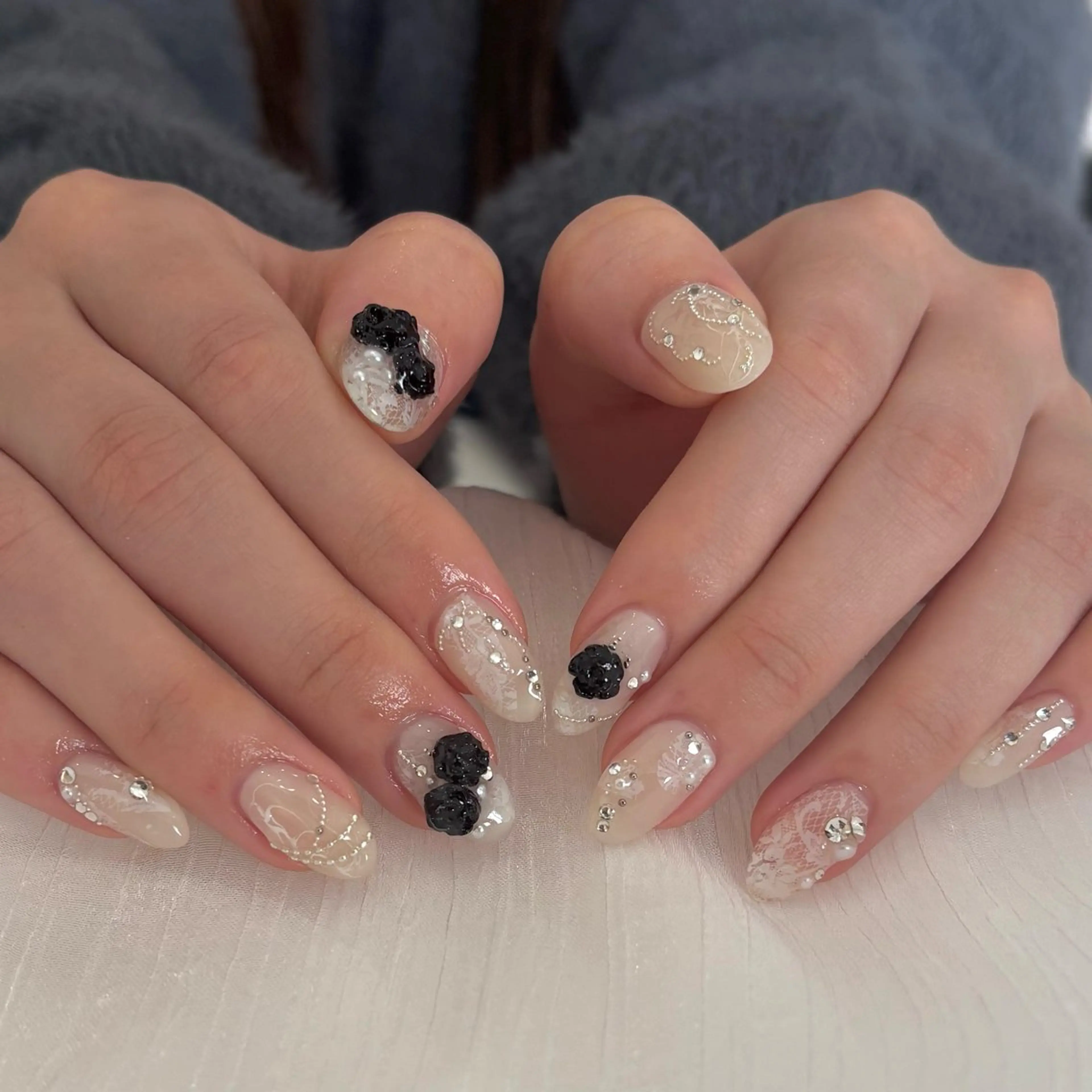 ネイル 成人式 ハンドネイル charme nailのネイルデザイン