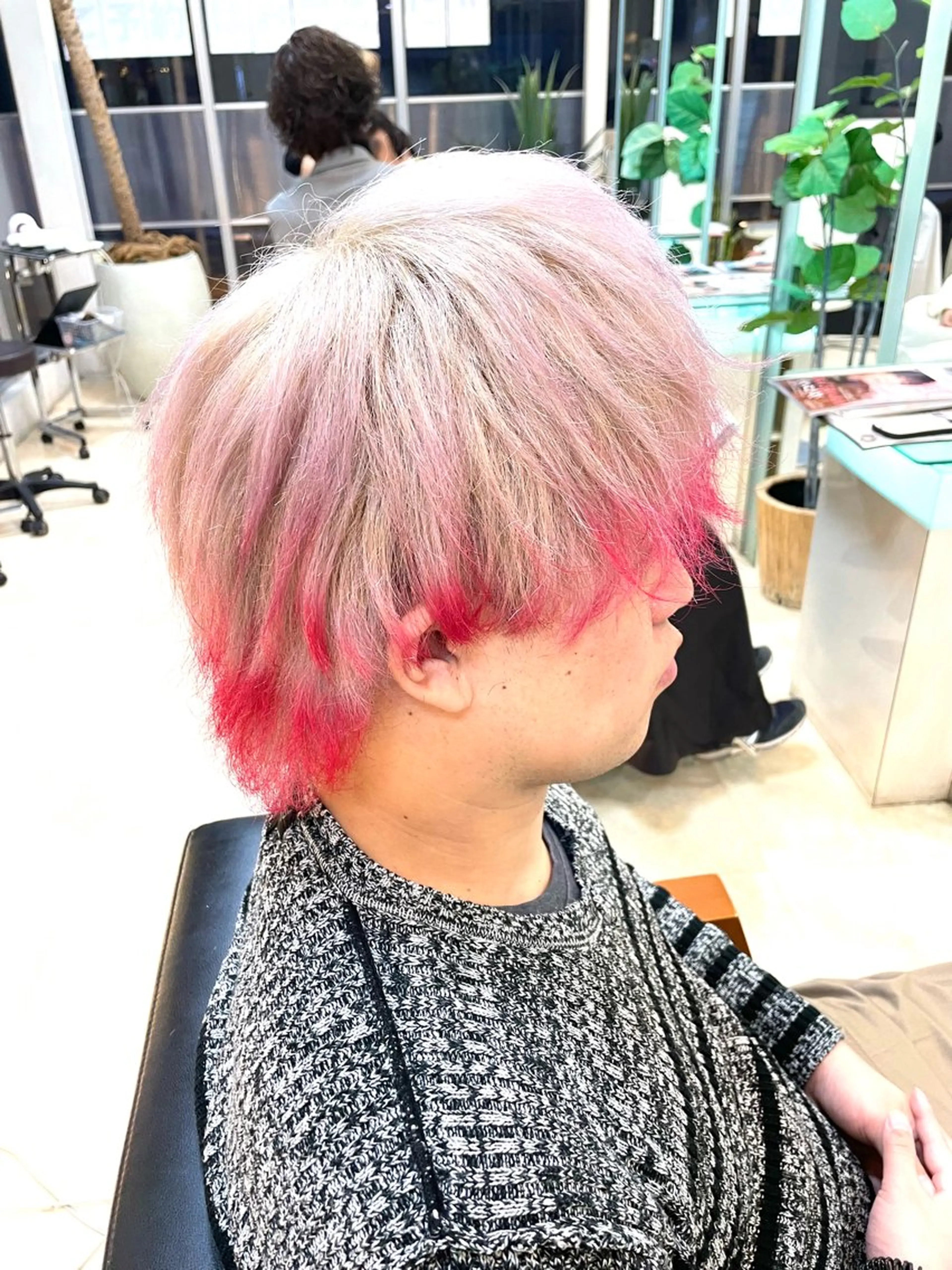 カラー メンズ chic channel伊藤のヘアスタイル