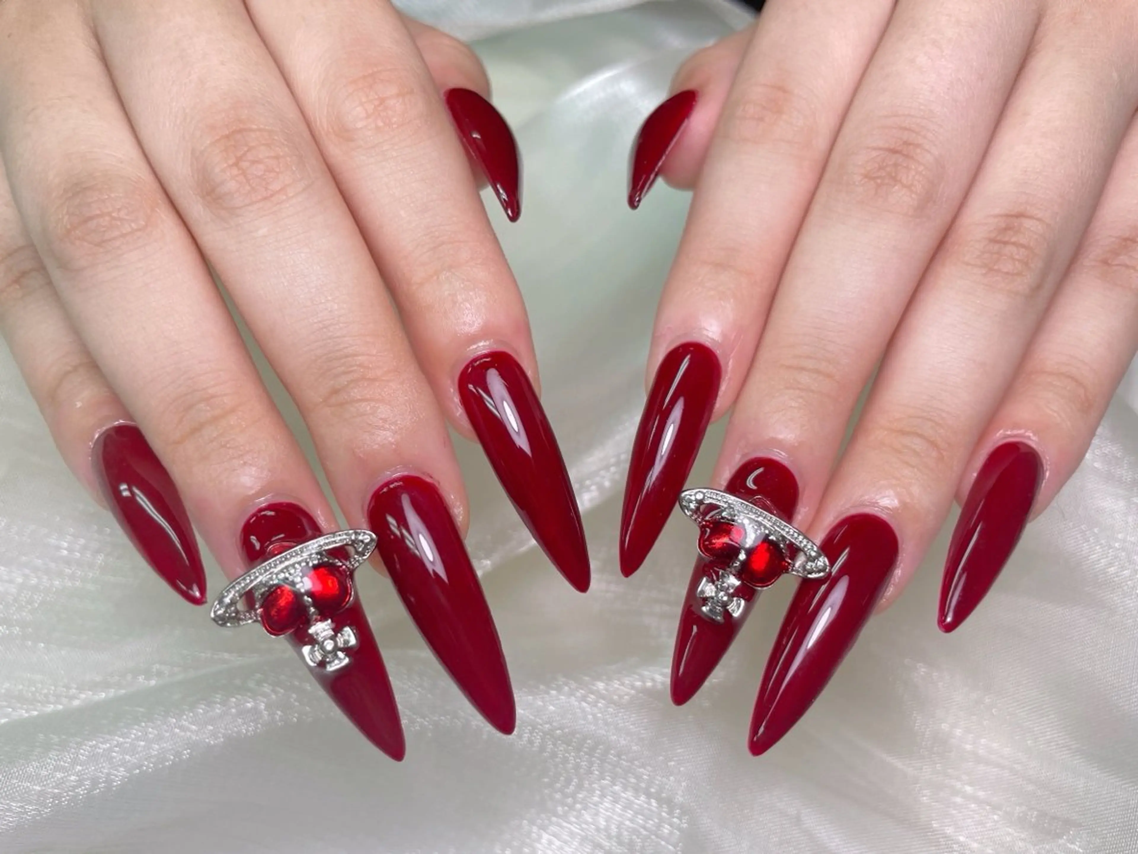 ネイル ロングネイル ハンドネイル lucky nail 歌舞伎町のネイルデザイン