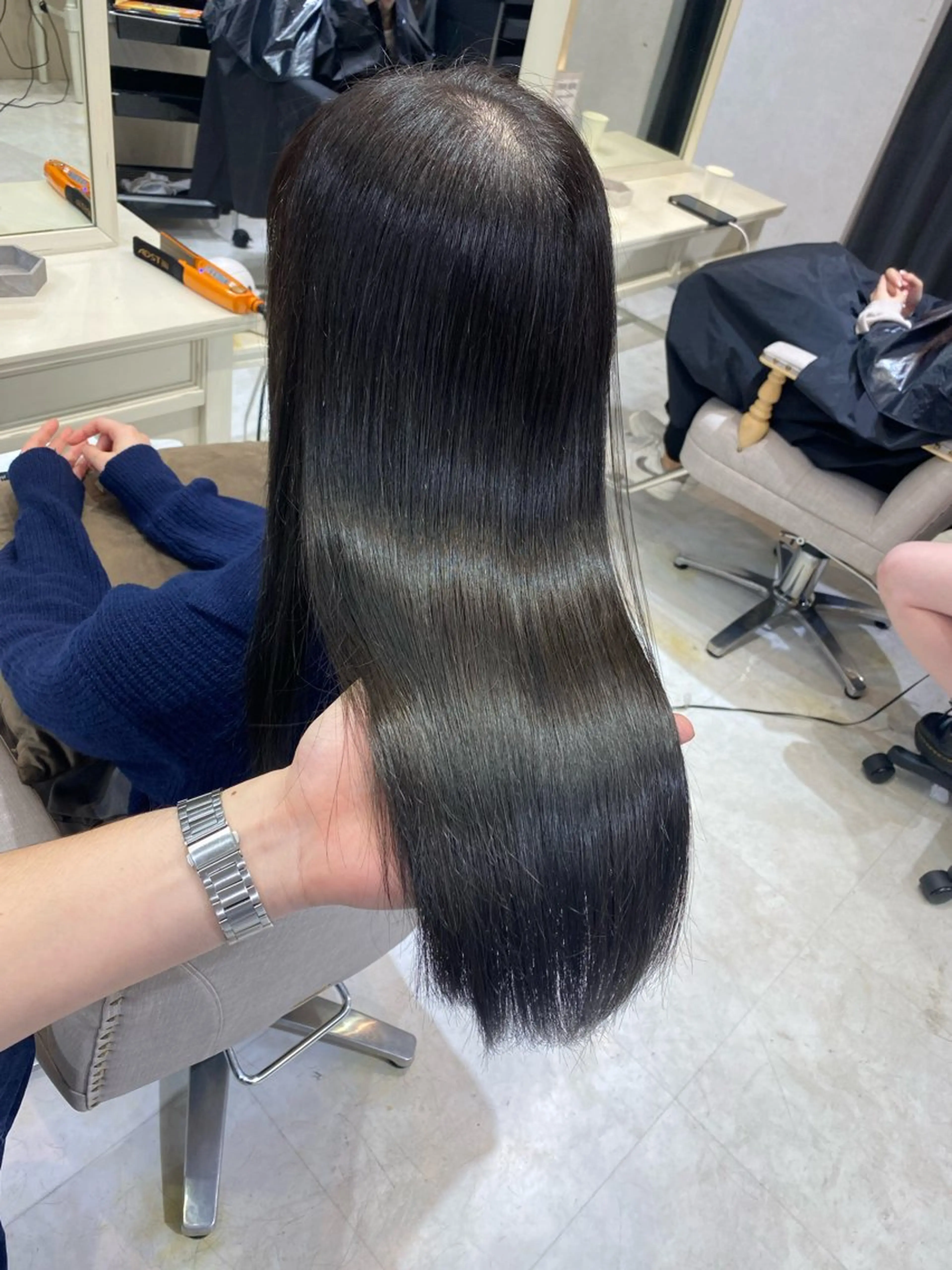 ロング 髪質改善 縮毛矯正 トリートメント 髪質改善×縮毛矯正 Core 片山健太のヘアスタイル