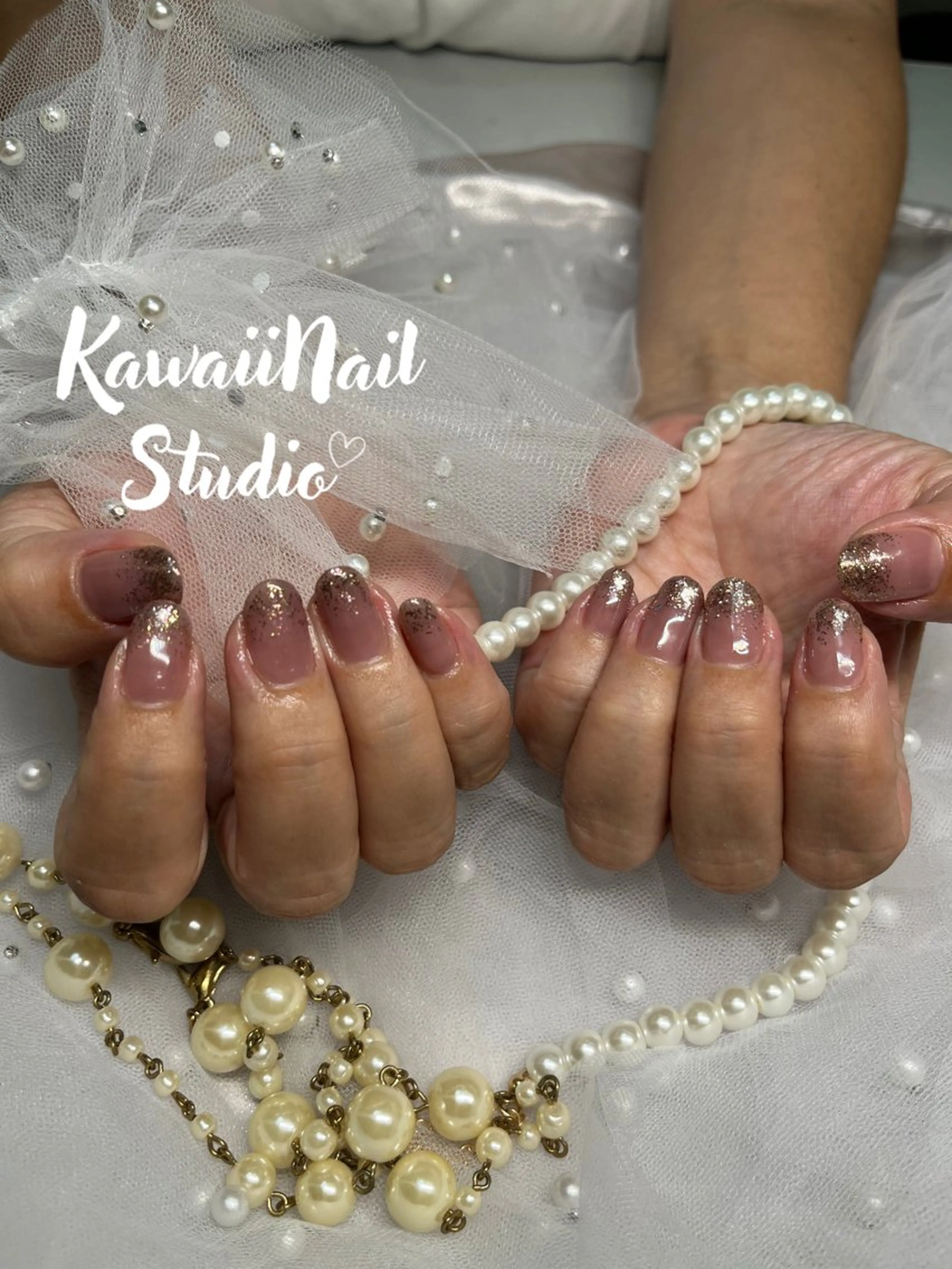 ネイル ラメ(グリッター) ラメグラデーション Kawaiinail studioのネイルデザイン
