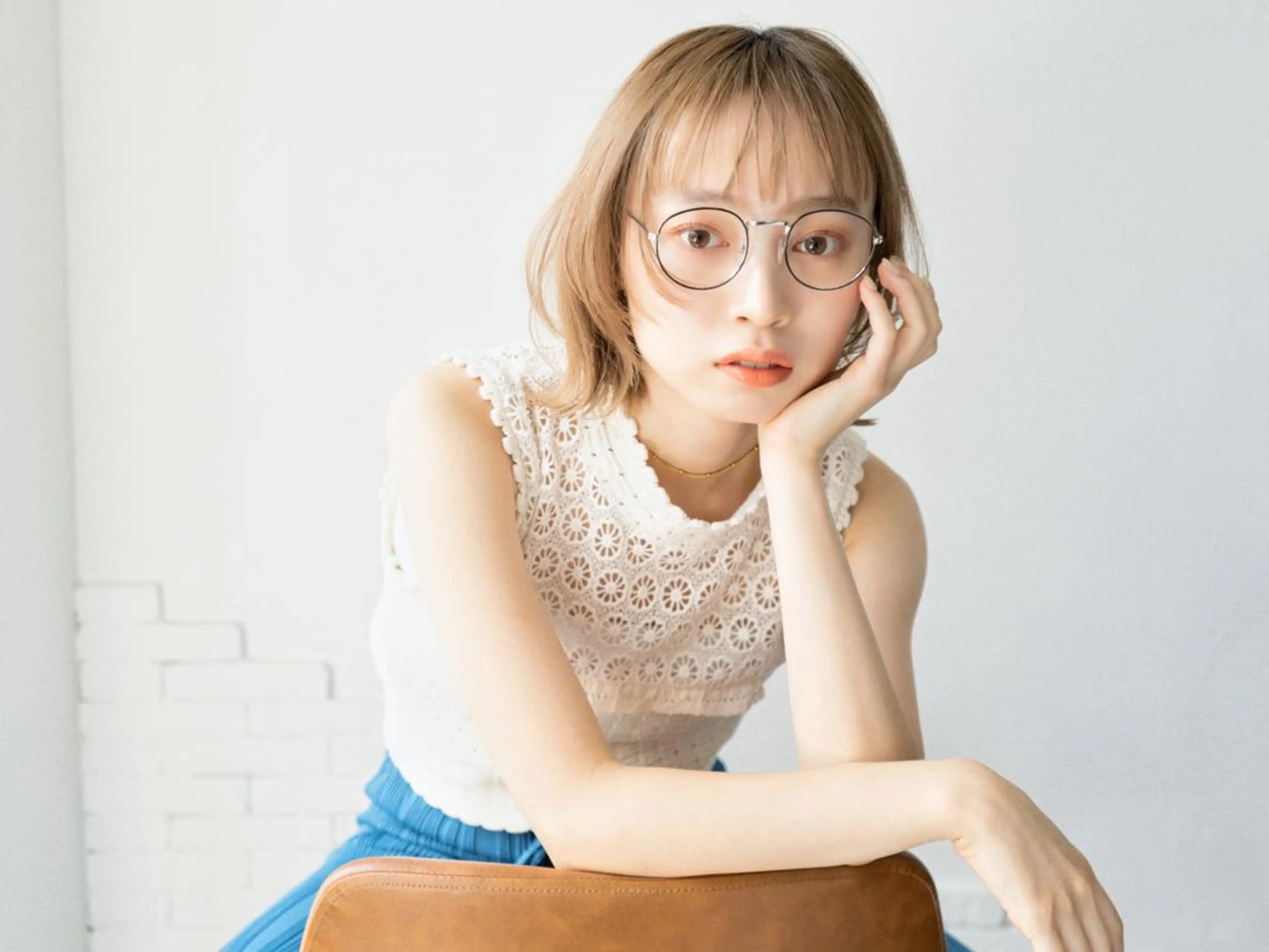 ミディアム amie 錦糸町のヘアスタイル