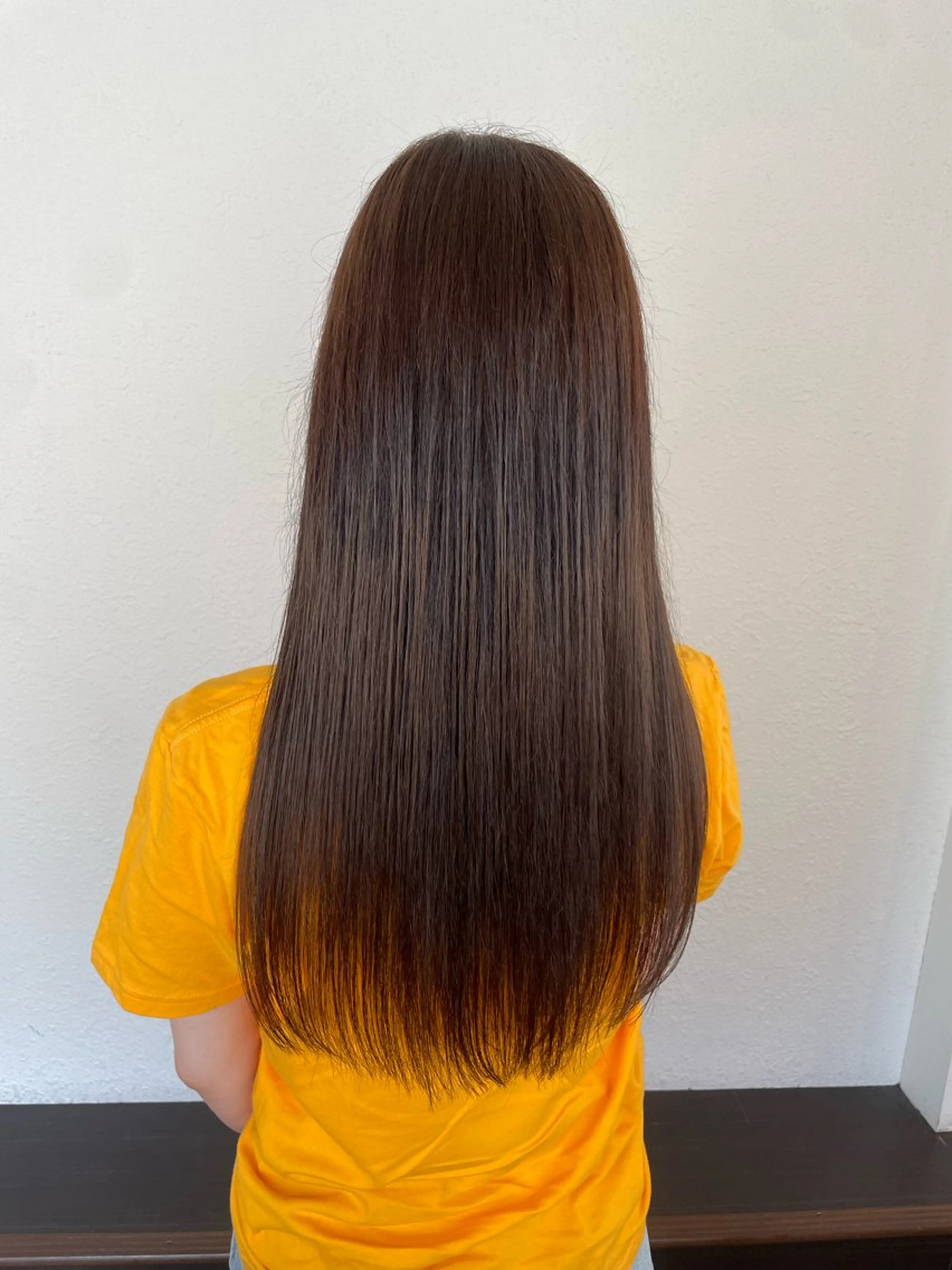 ロング カラー ブラウンカラー くすみブラウン カット ヘアカラー トリートメント 暖色カラー/ メンズ/名駅/ユキハのヘアスタイル