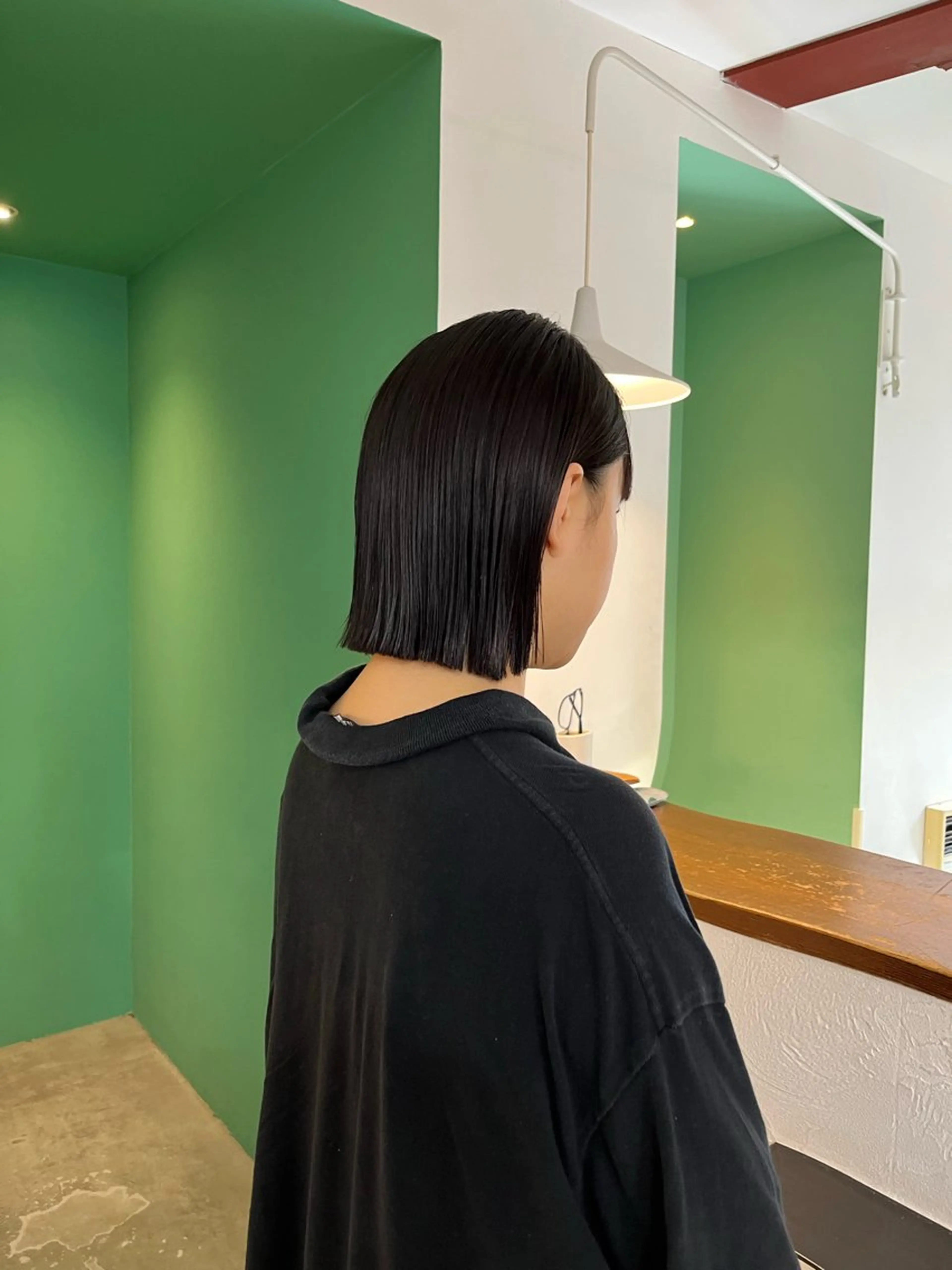 切りっぱなしボブ＋うる艶トリートメント✨の写真
