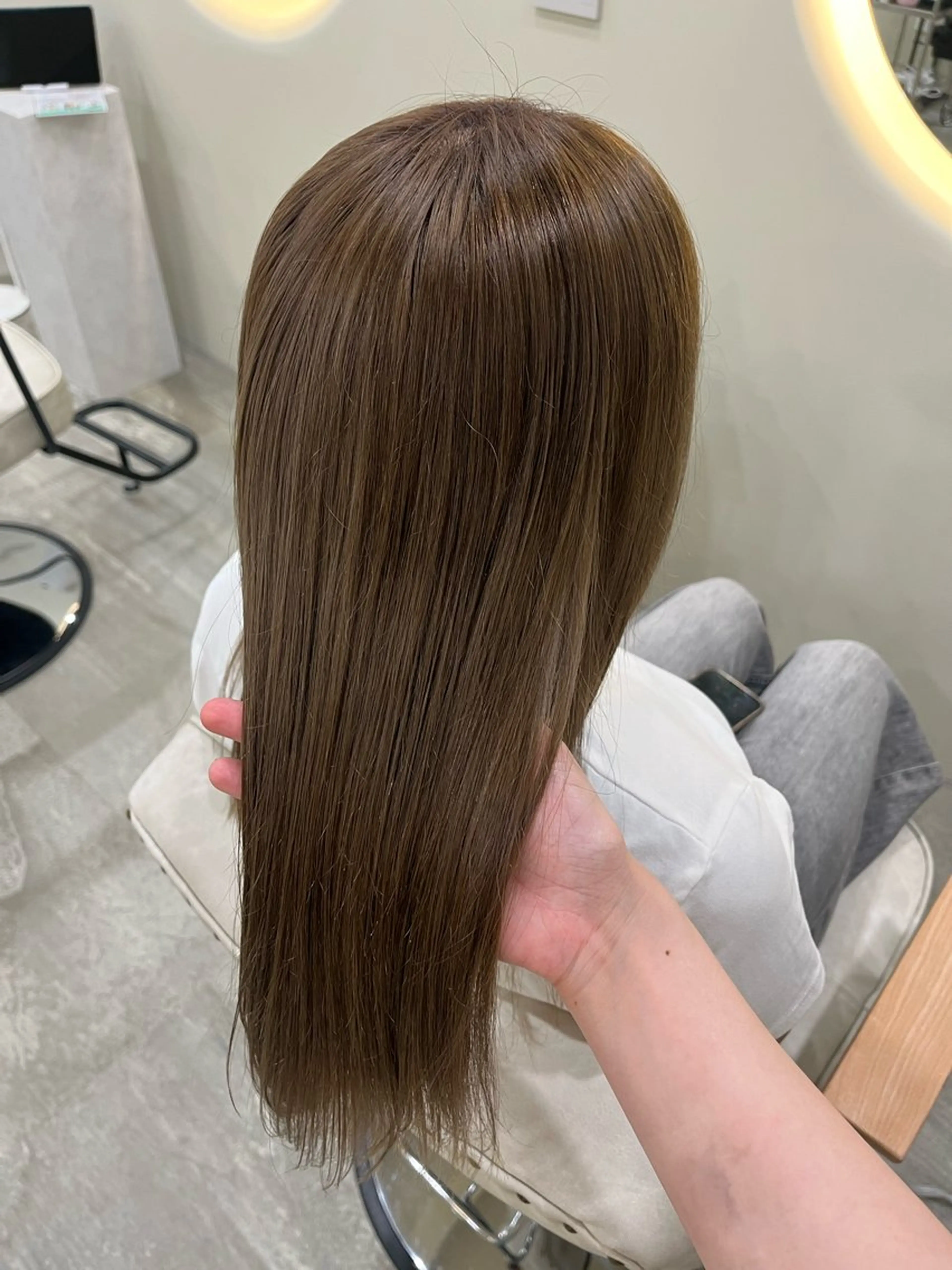セミロング カラー haruhi/艶髪 ☀️透明感カラーのヘアスタイル