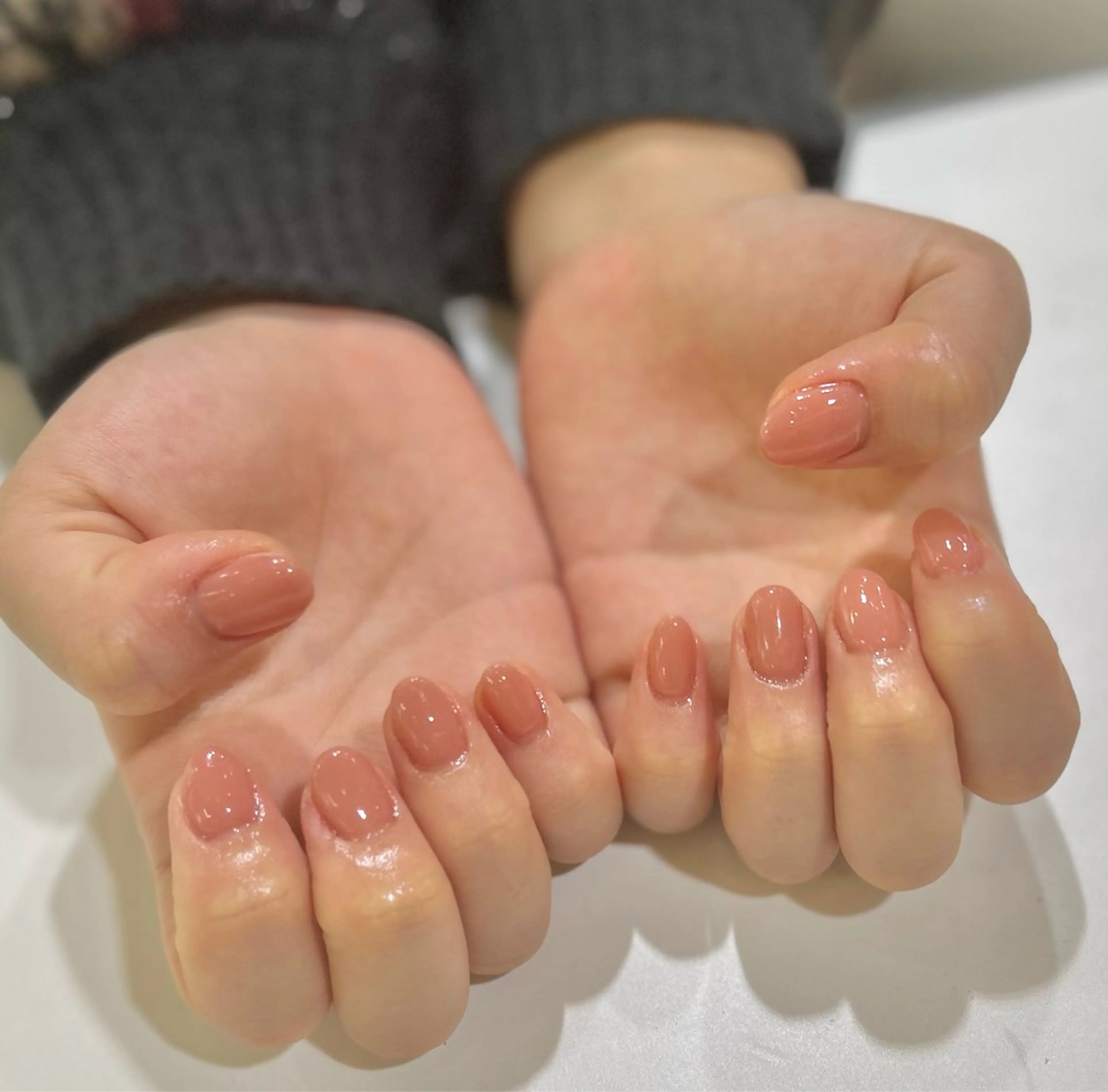 🌸オフ・ケア・ハードコーティング込み🌸ワンカラーネイルの写真