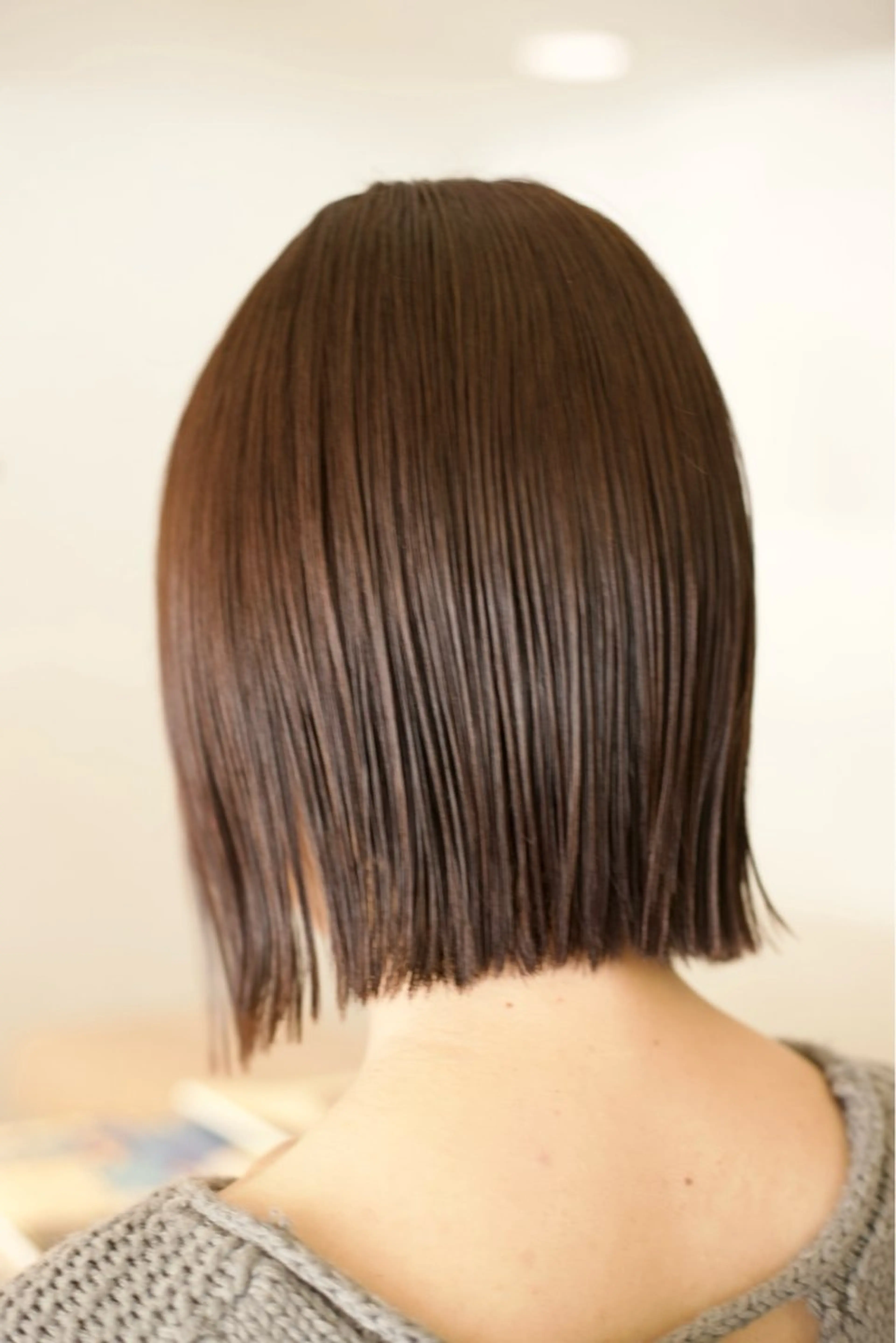 ミディアム 切りっぱなしボブ ボブ 切りっぱなしボブ/ 三瀬翔のヘアスタイル