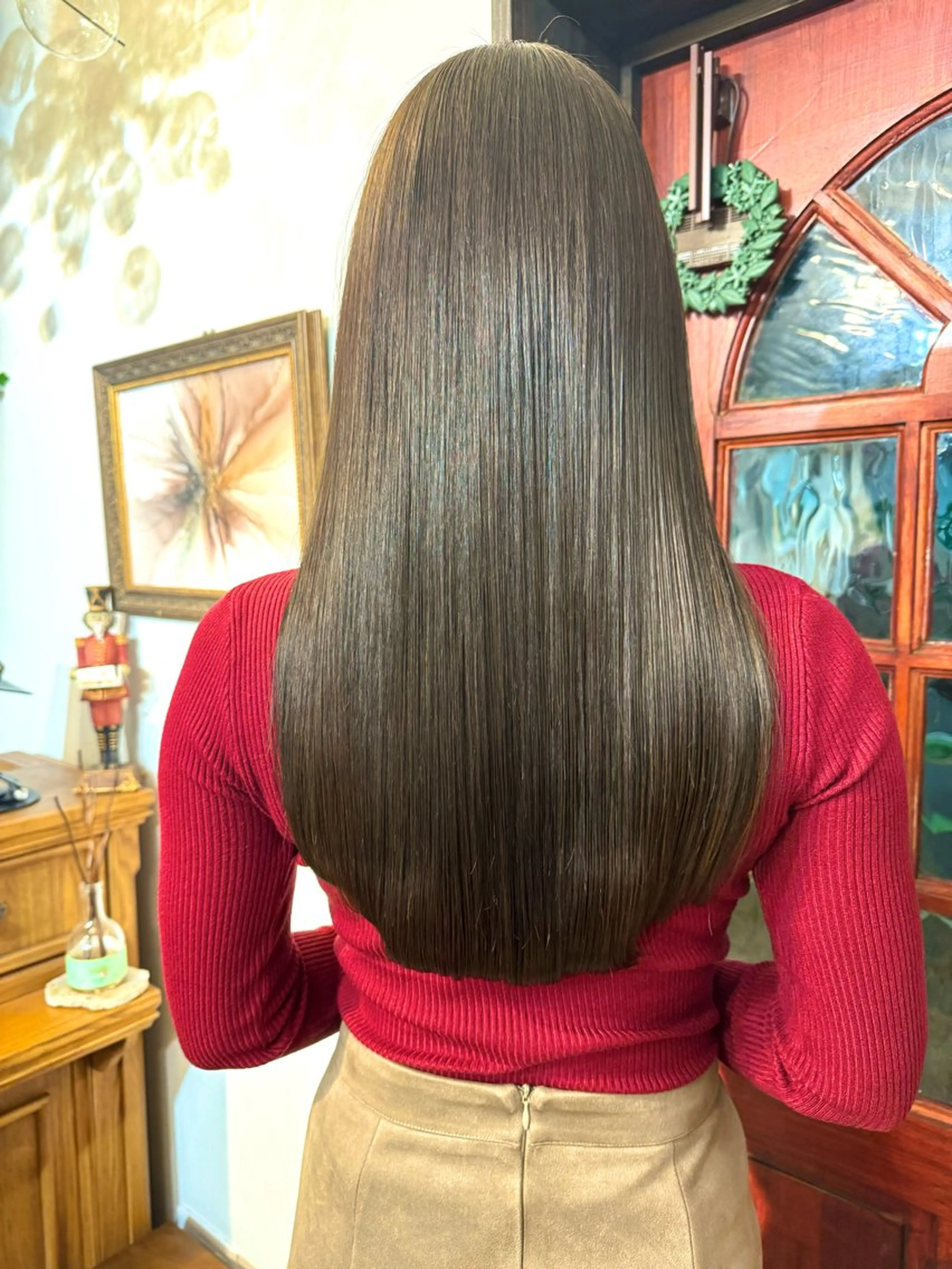 ロング カット 縮毛矯正 トリートメント 伏田 遼馬のヘアスタイル