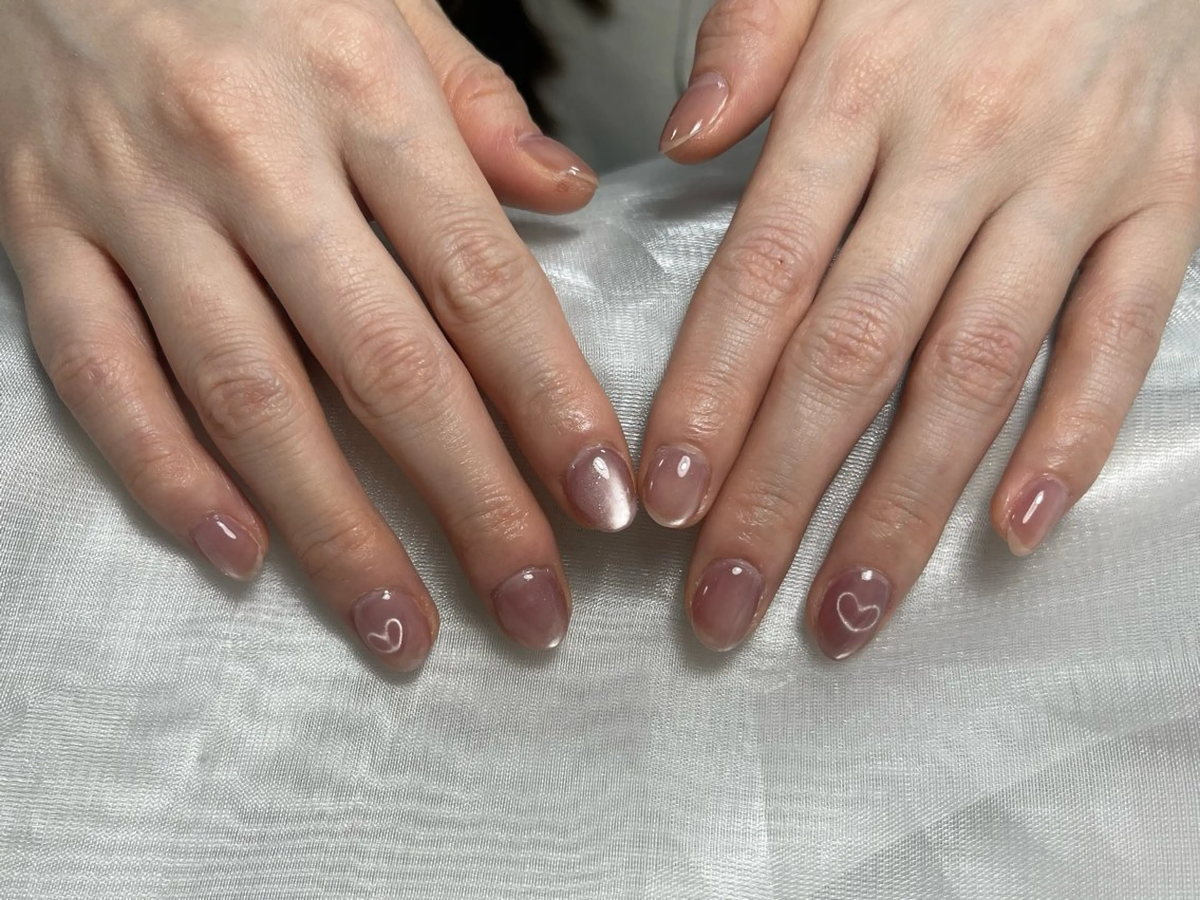 マグネット ハート形四本の写真