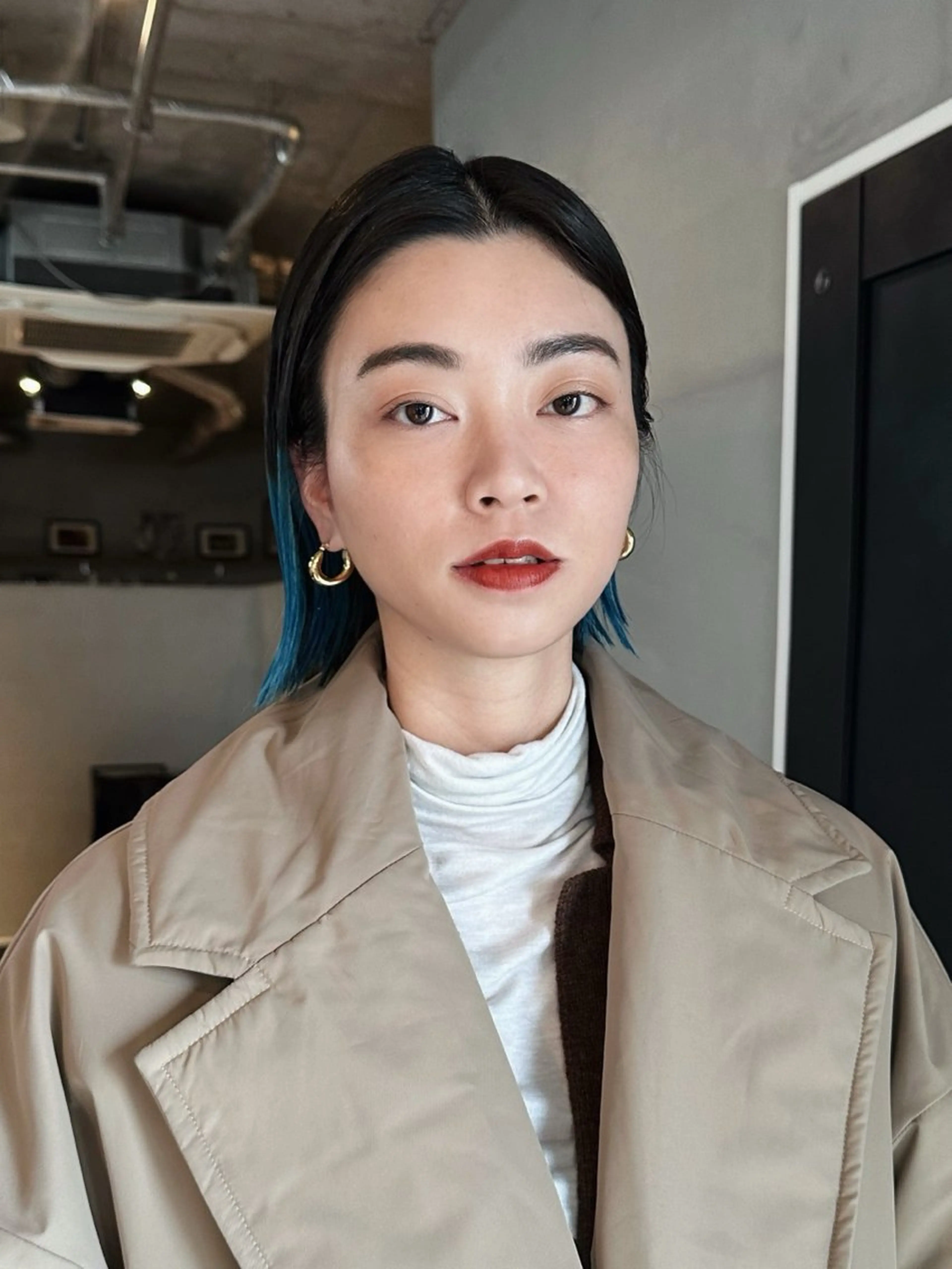 ショート カラー ヘアカラー トリートメント 前野 日奈のヘアスタイル