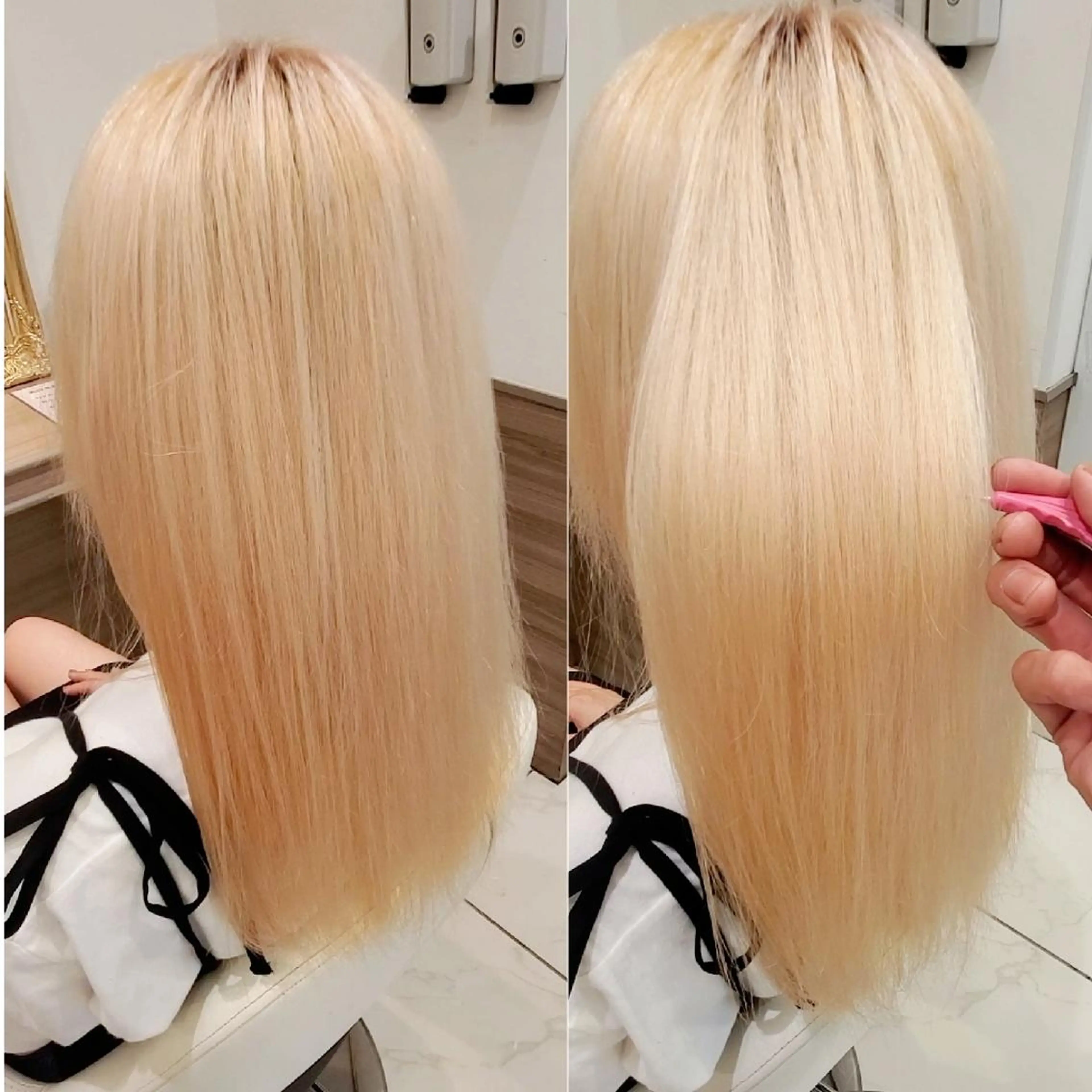 ロング パーマ 縮毛矯正 縮毛矯正 鶴見で縮毛矯正なら 田中 瞬のヘアスタイル