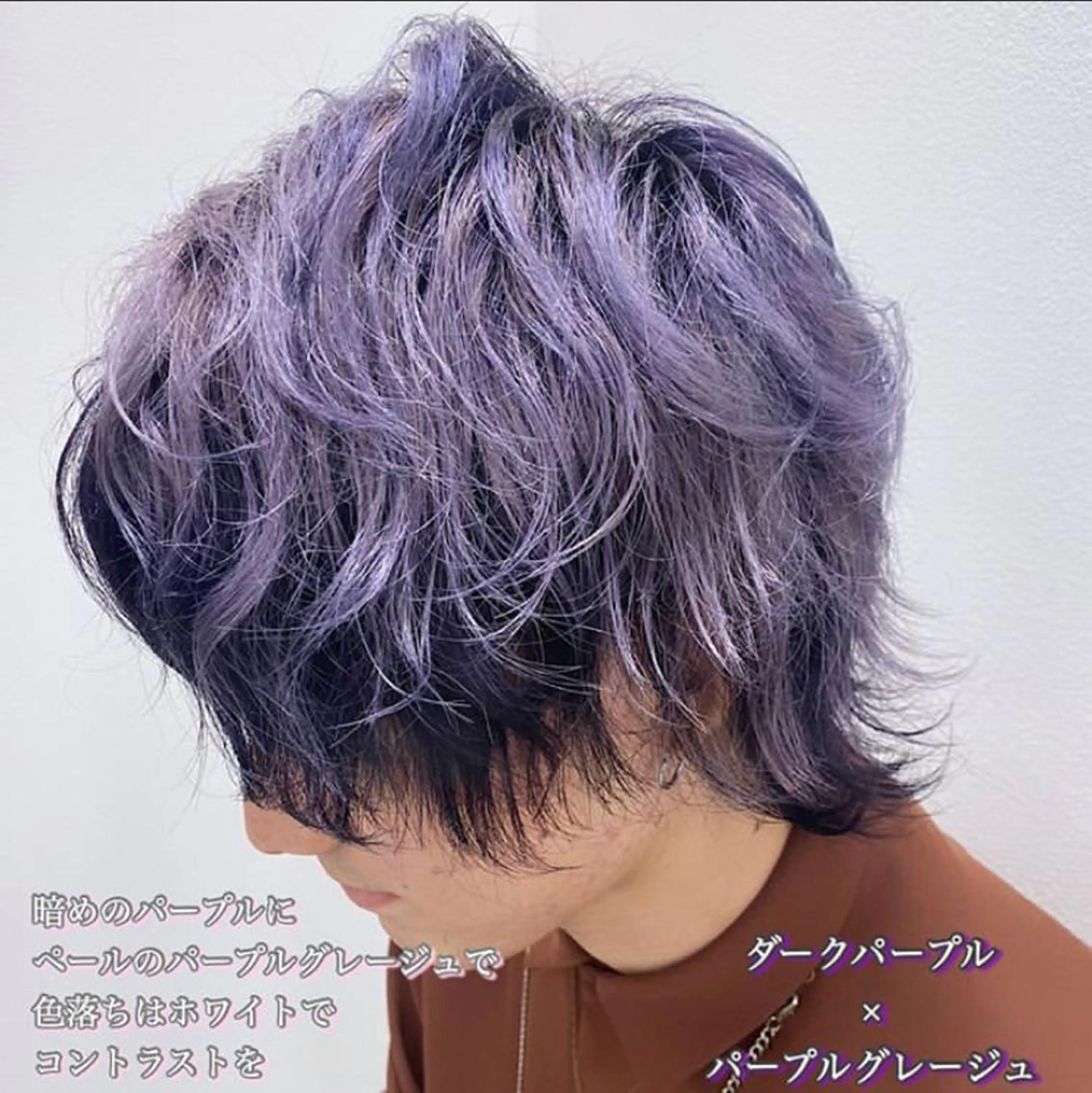 ショート カラー メンズ jill by gisel＿のヘアスタイル