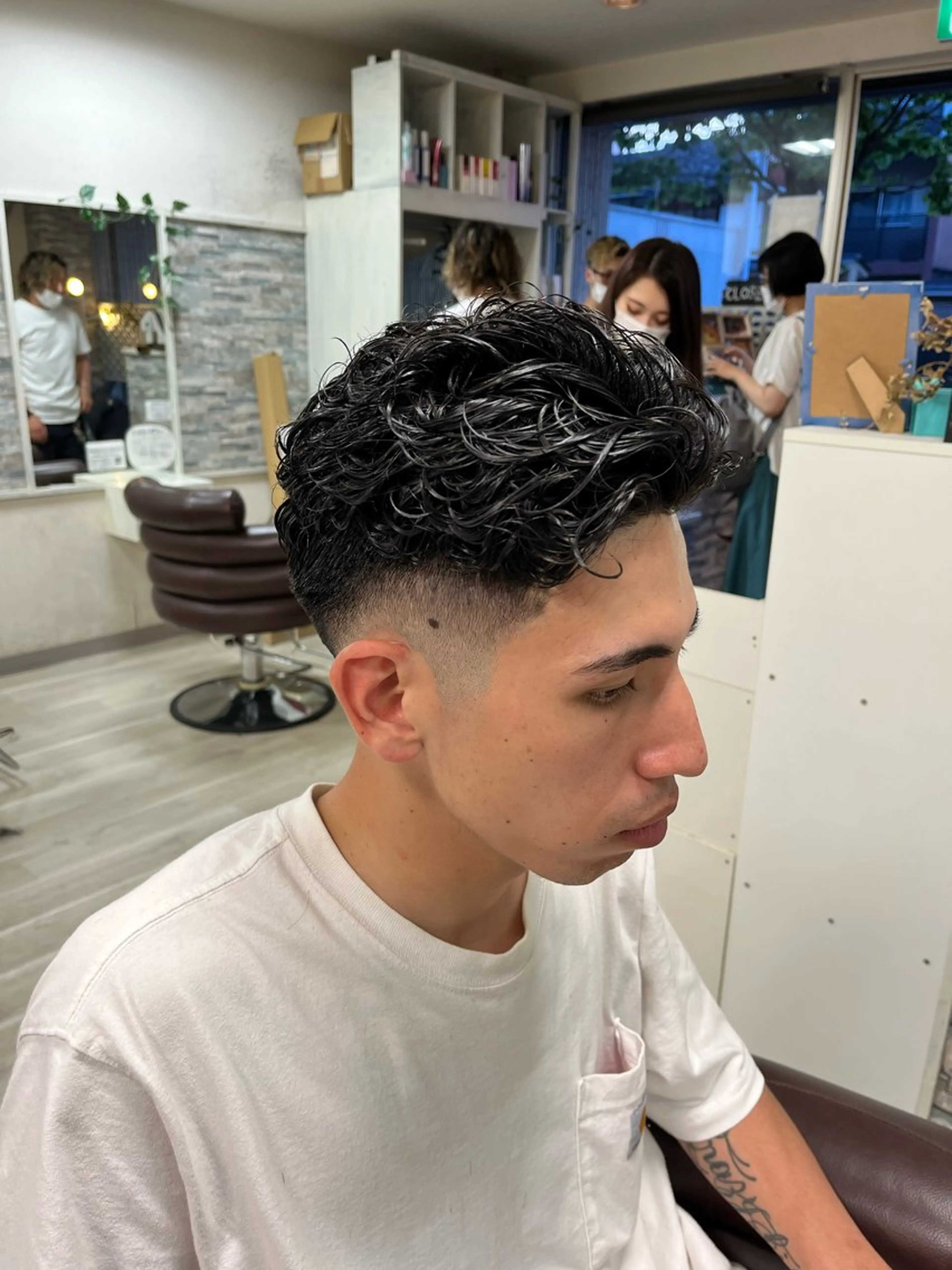 パーマ メンズ カット パーマ 後藤 一孝のヘアスタイル