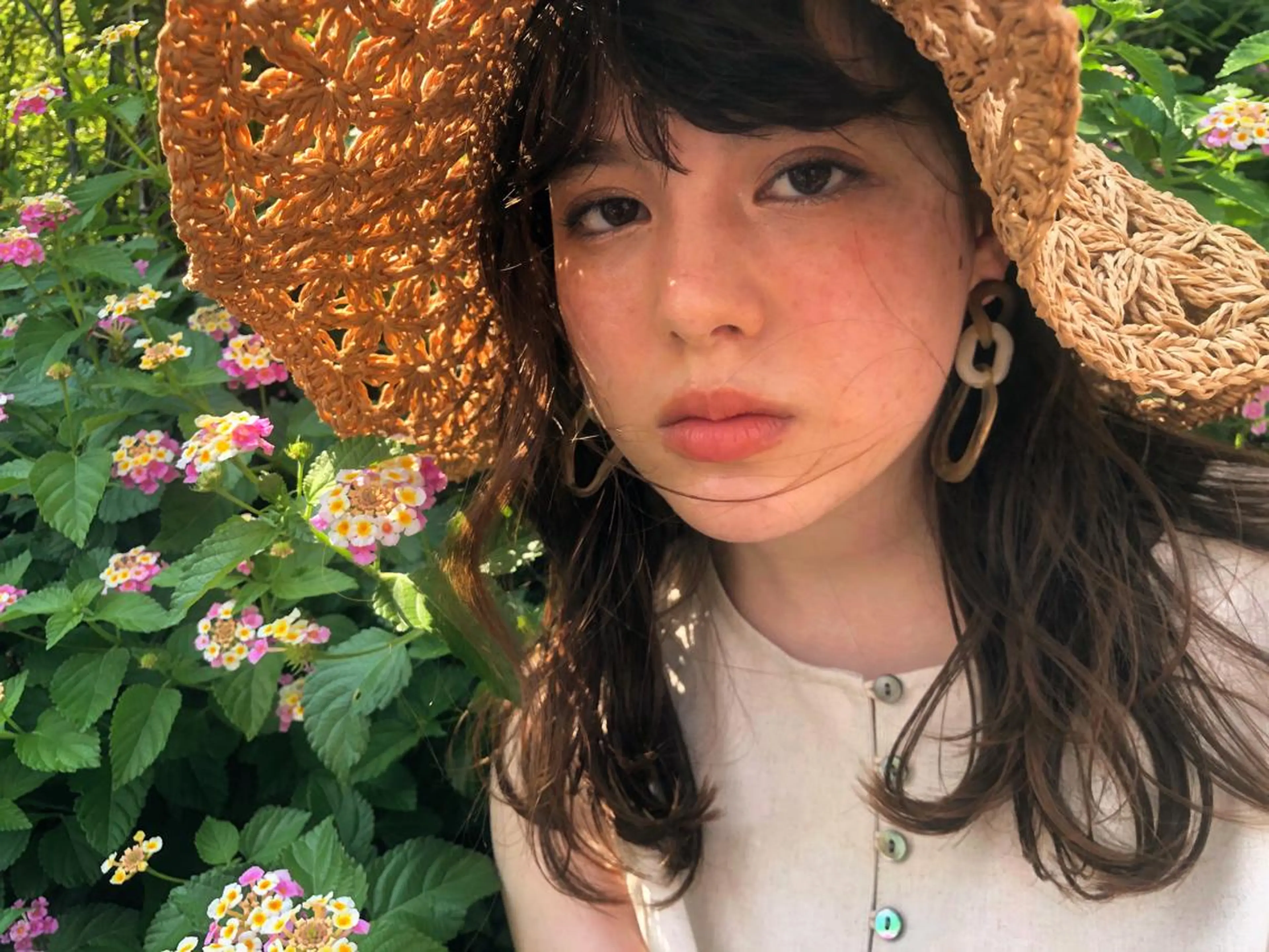 ミディアム カラー パーマ ヘアアレンジ カット ヘアカラー トリートメント 早瀬裕之 パーマのヘアスタイル