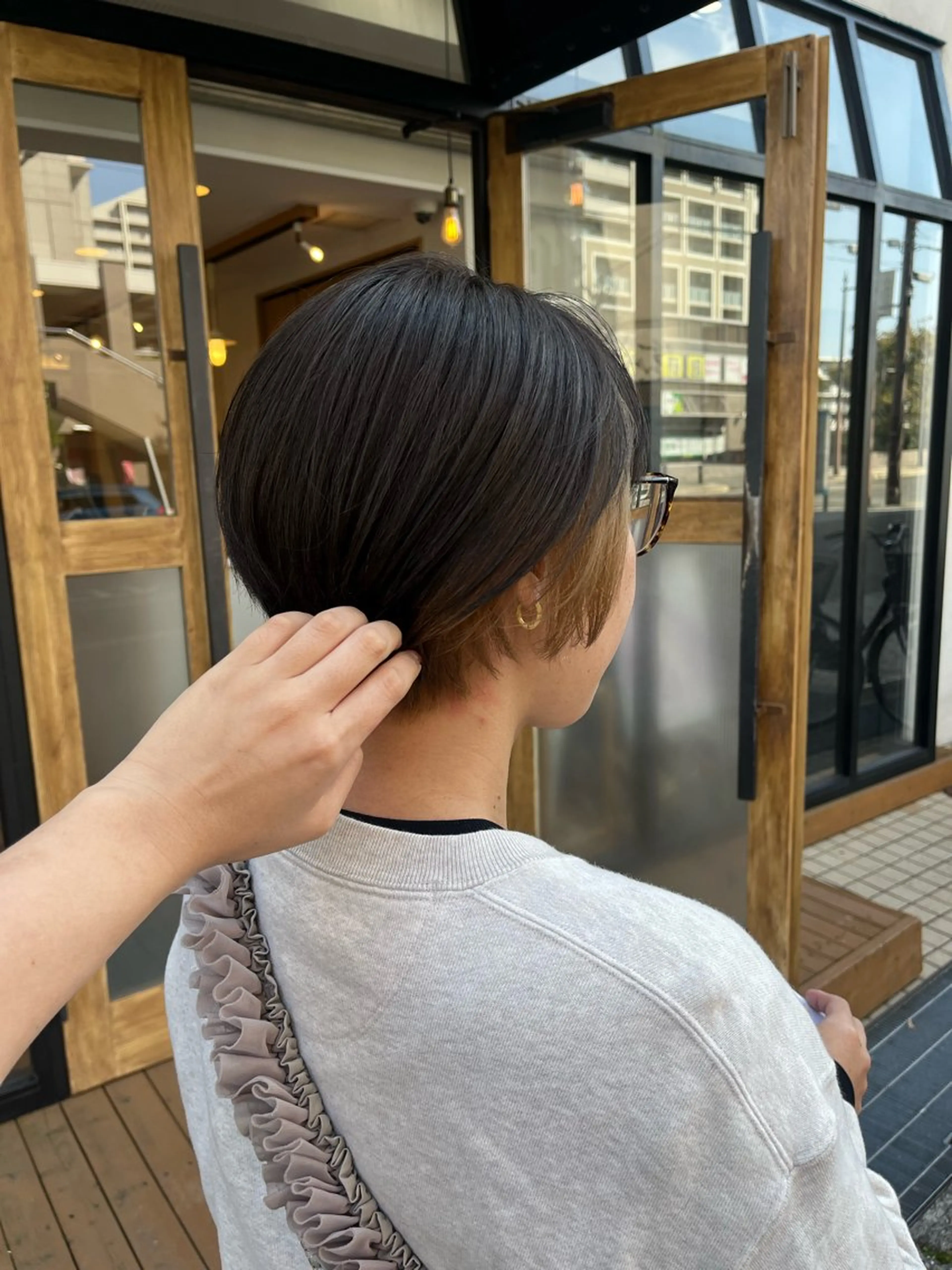 ショート カラー ete カイエダのヘアスタイル