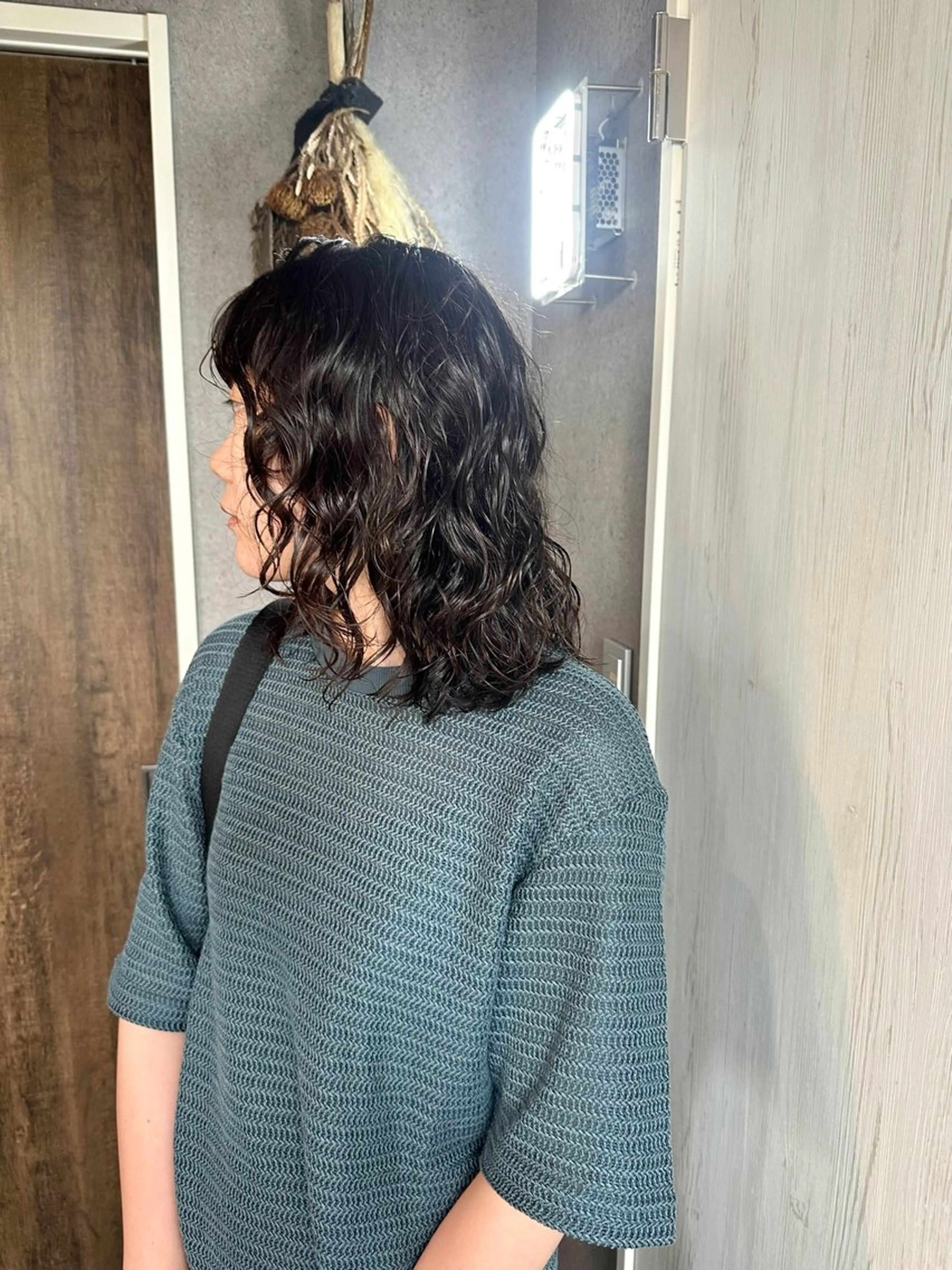 ミディアム パーマ 大橋 聖哉のヘアスタイル