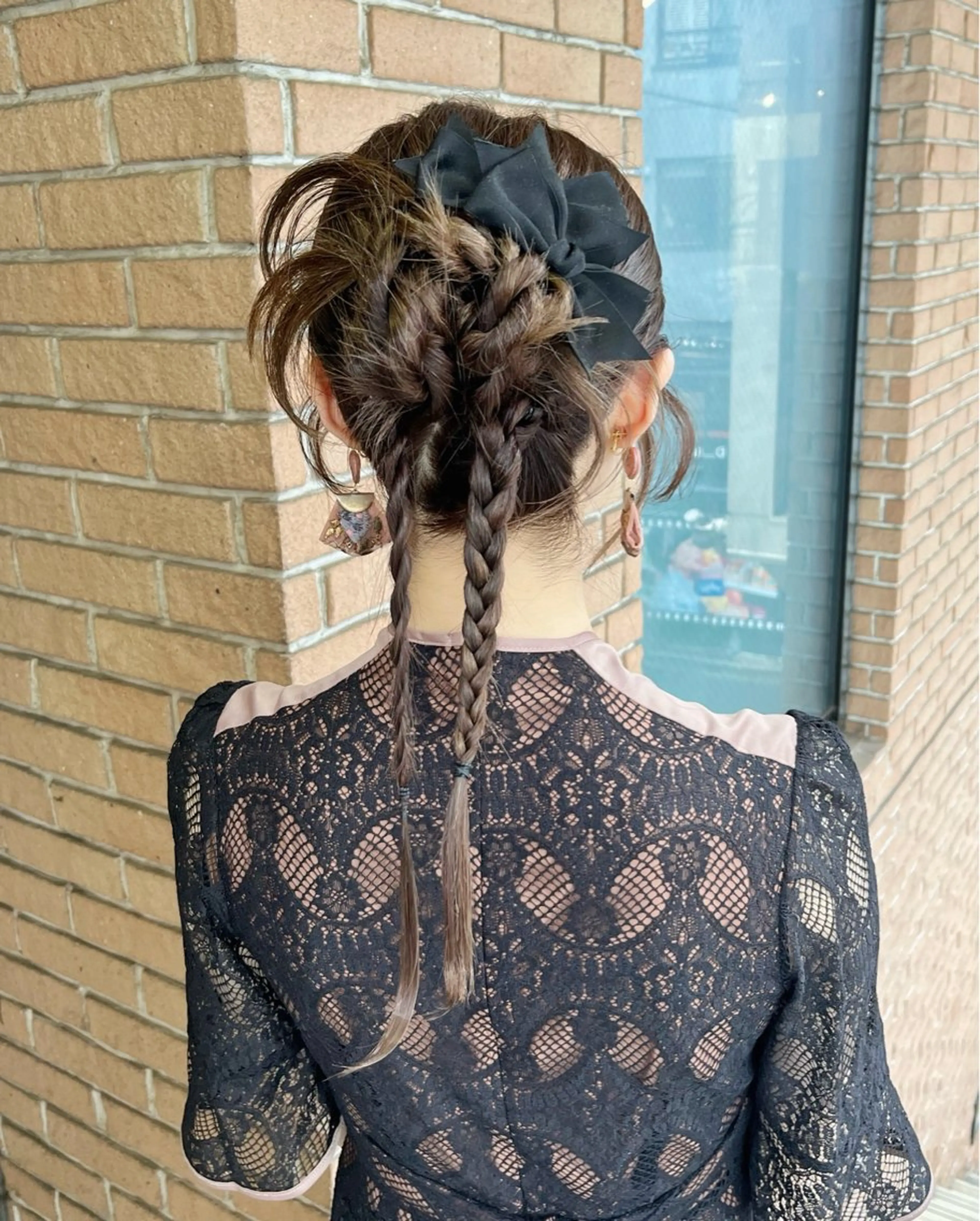 セミロング ヘアアレンジ 似合わせカット ヘアセット ヘアセット💘 似合わせカラーのヘアスタイル