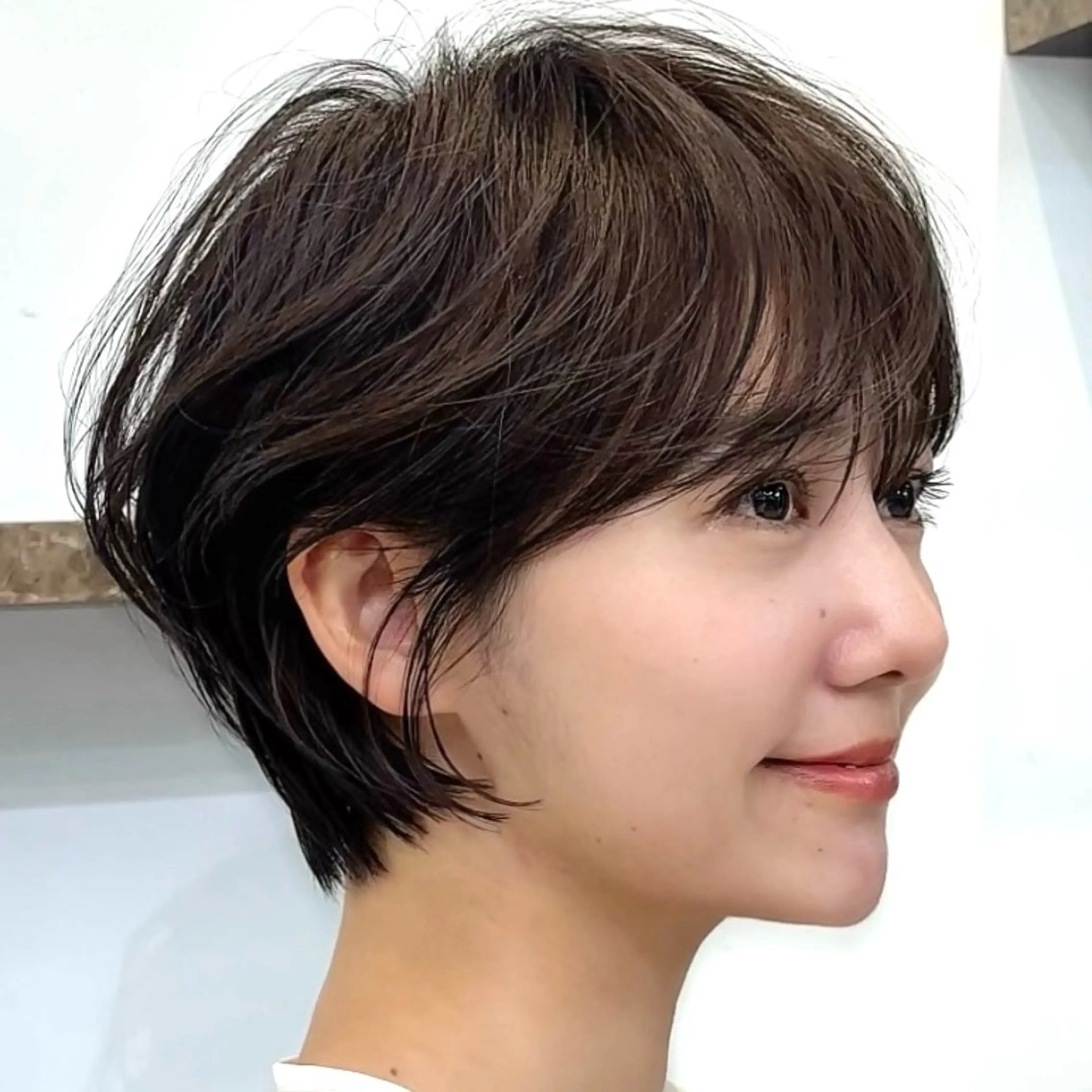 ショート まとまるボブ/縮毛矯 生🌿あおい✨のヘアスタイル
