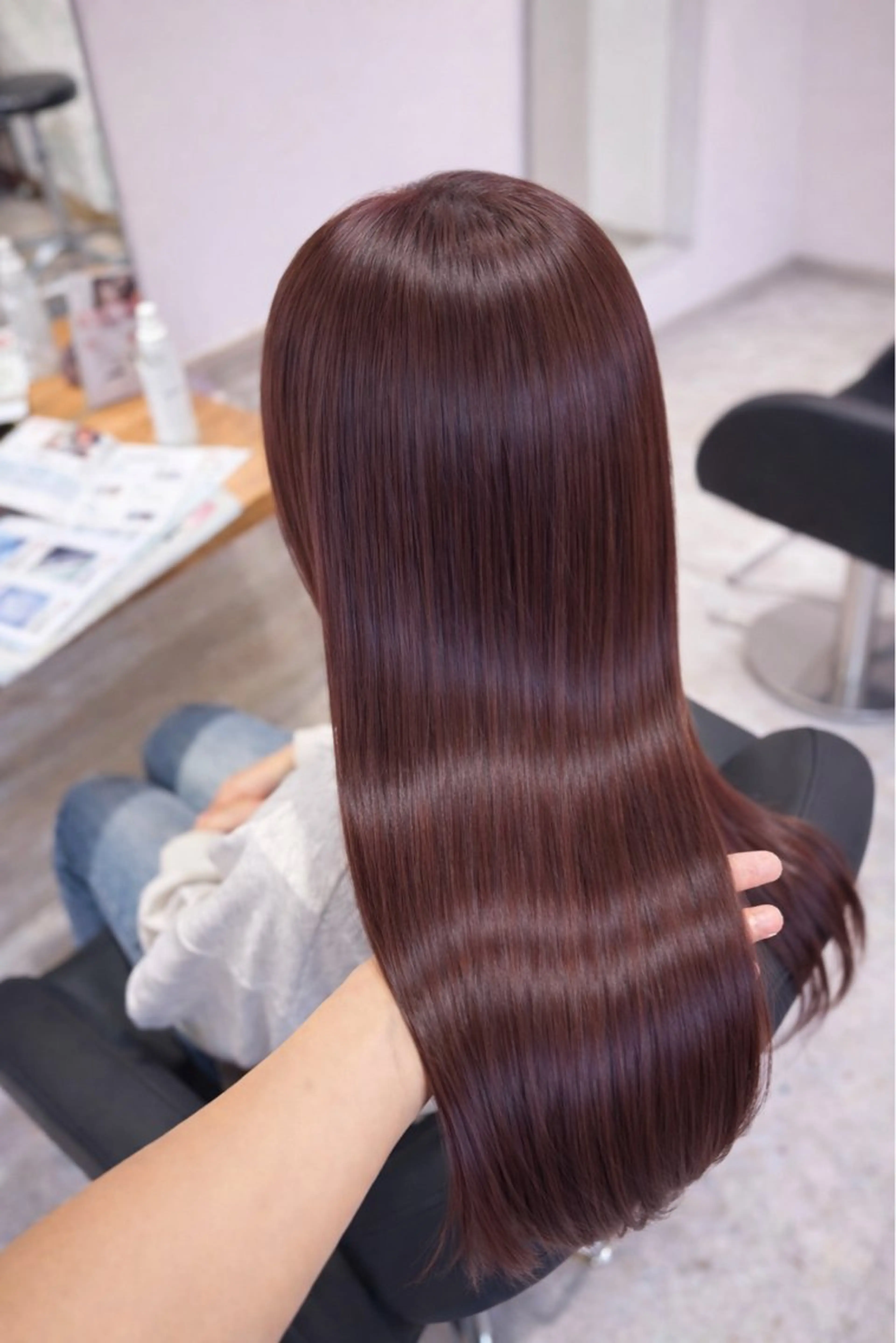 【ダメージを最小限に透明感カラー✨】ブリーチなしダブルカラーの写真