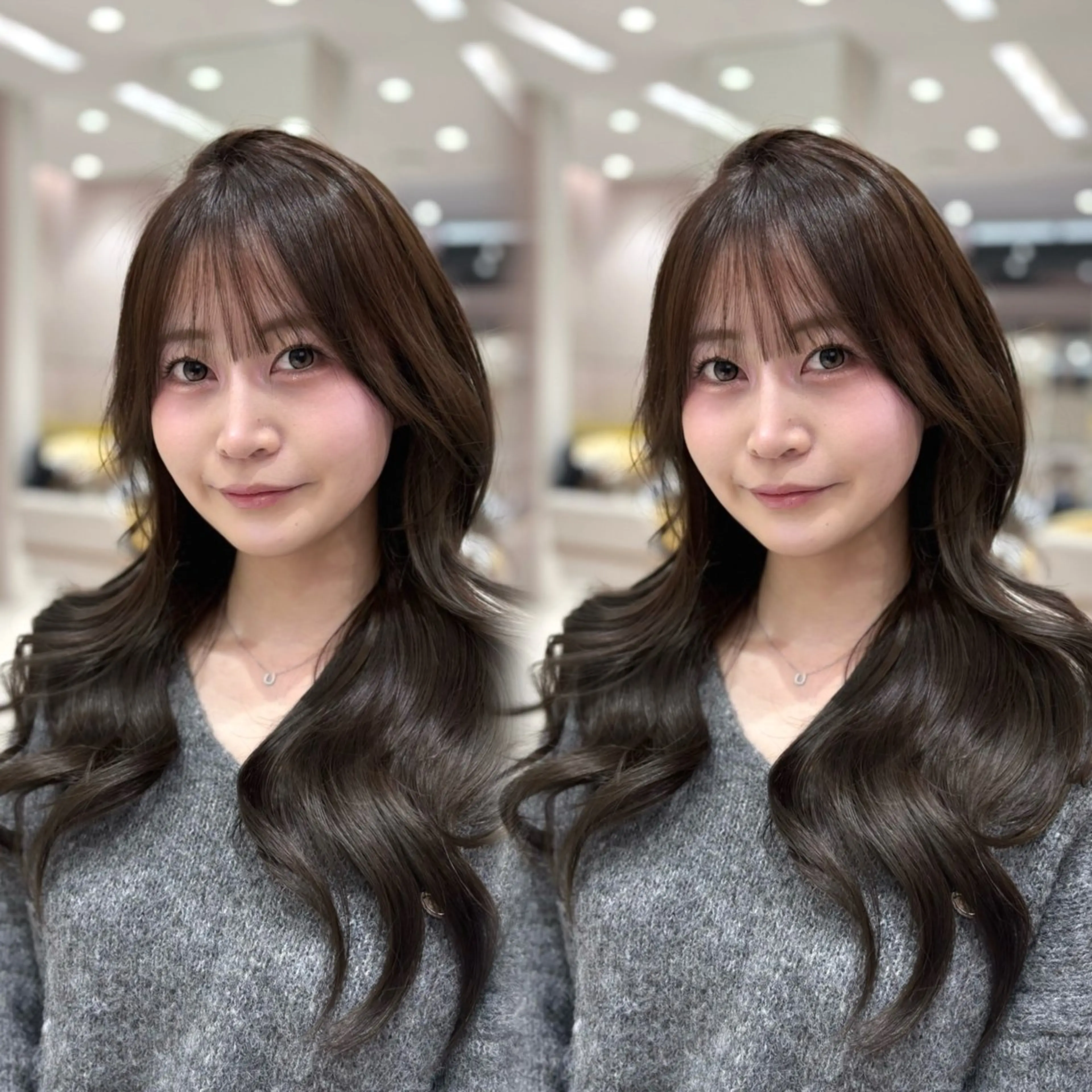 ロング カラー 透明感カラー グレージュ ラベンダーカラー ラベンダーグレージュ ラベンダーグレー ヘアカラー トリートメント 銀座/レイヤー/ 透明感カラー✨りくのヘアスタイル