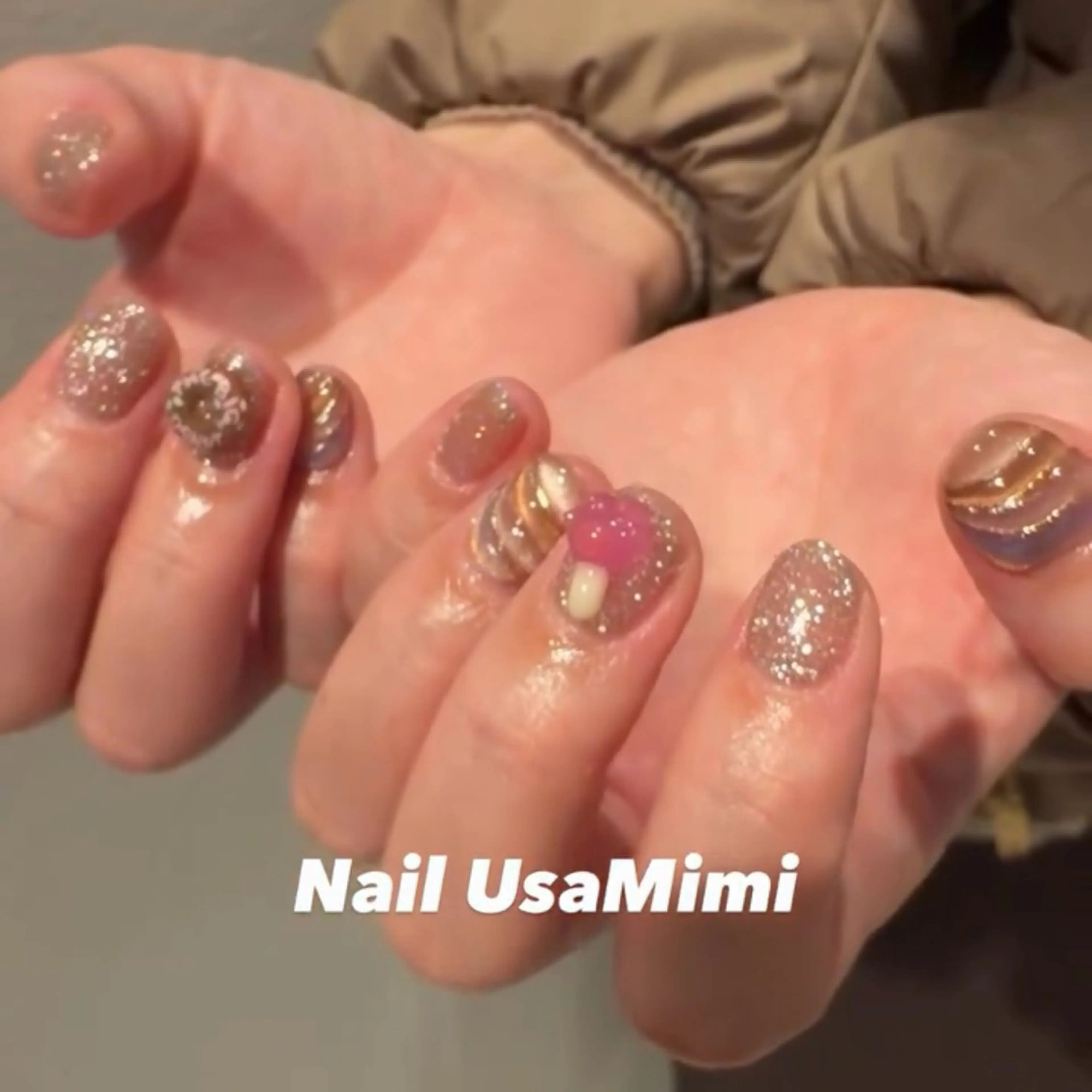 ネイル ハンドネイル 本町Nail Usa Mimi  SAKIのネイルデザイン