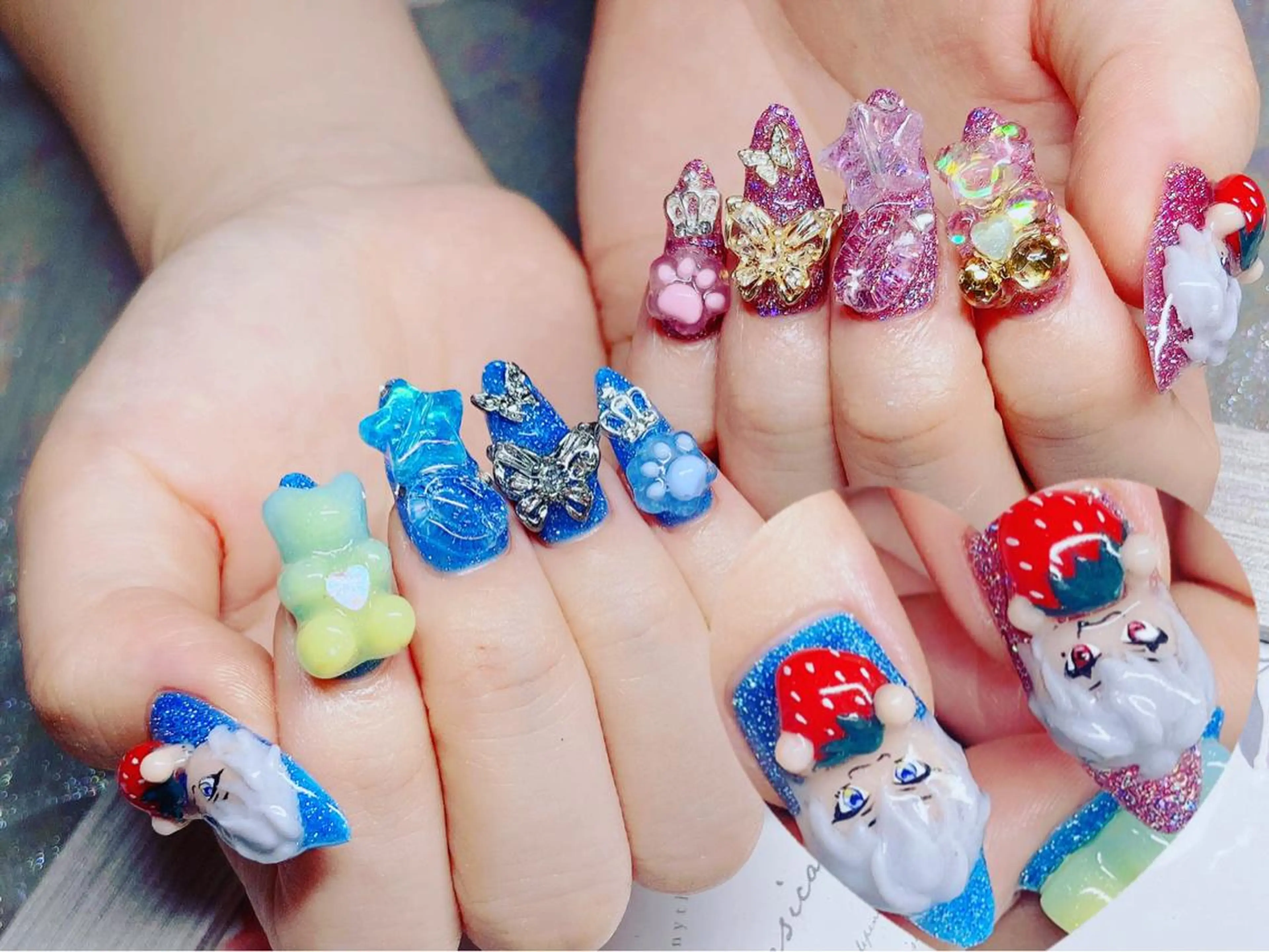 ネイル 長さだし専門店 M2　rikaのネイルデザイン