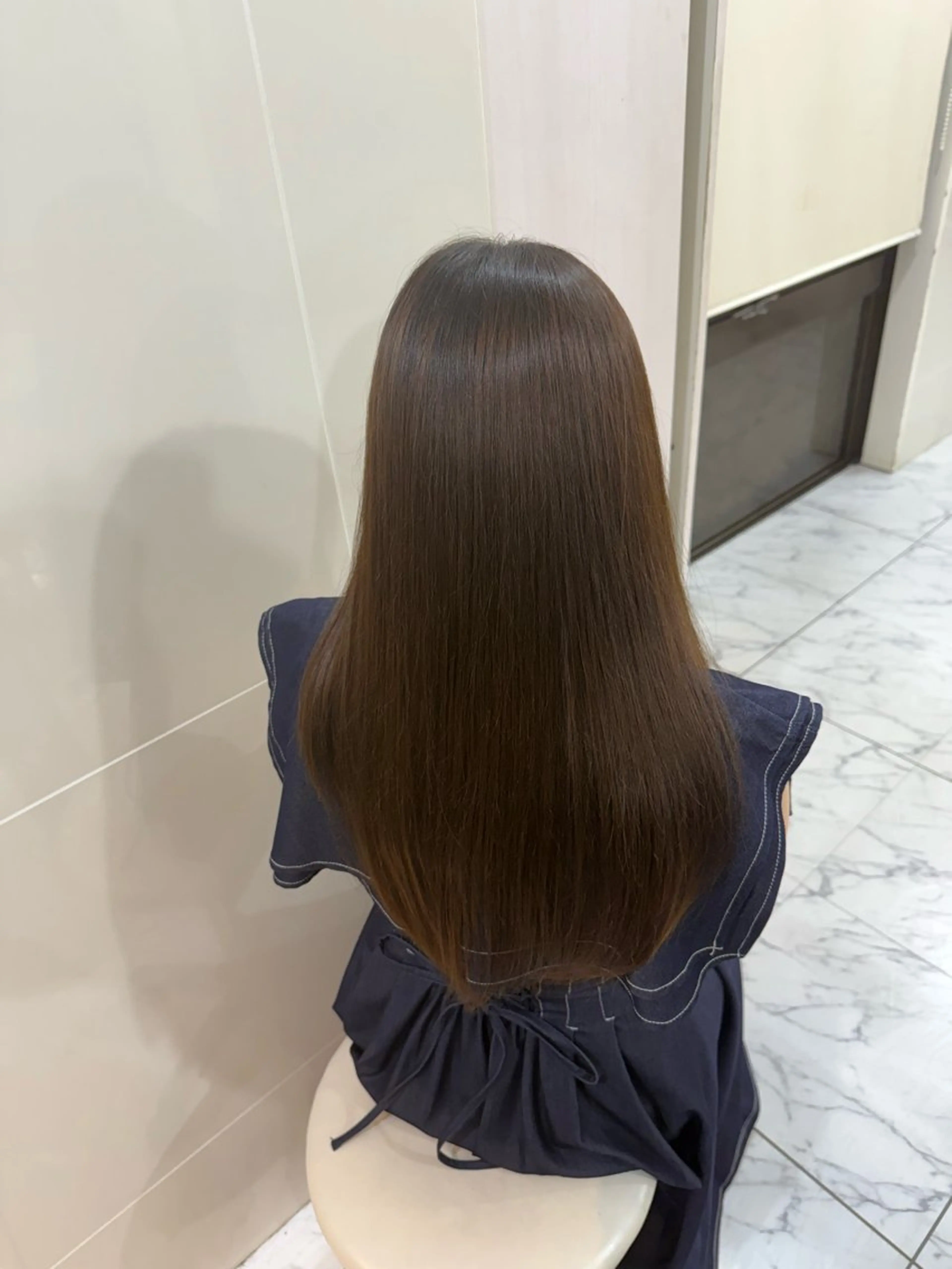 ロング パーマ 縮毛矯正 🫧TRUTH 上本真永🫧のヘアスタイル