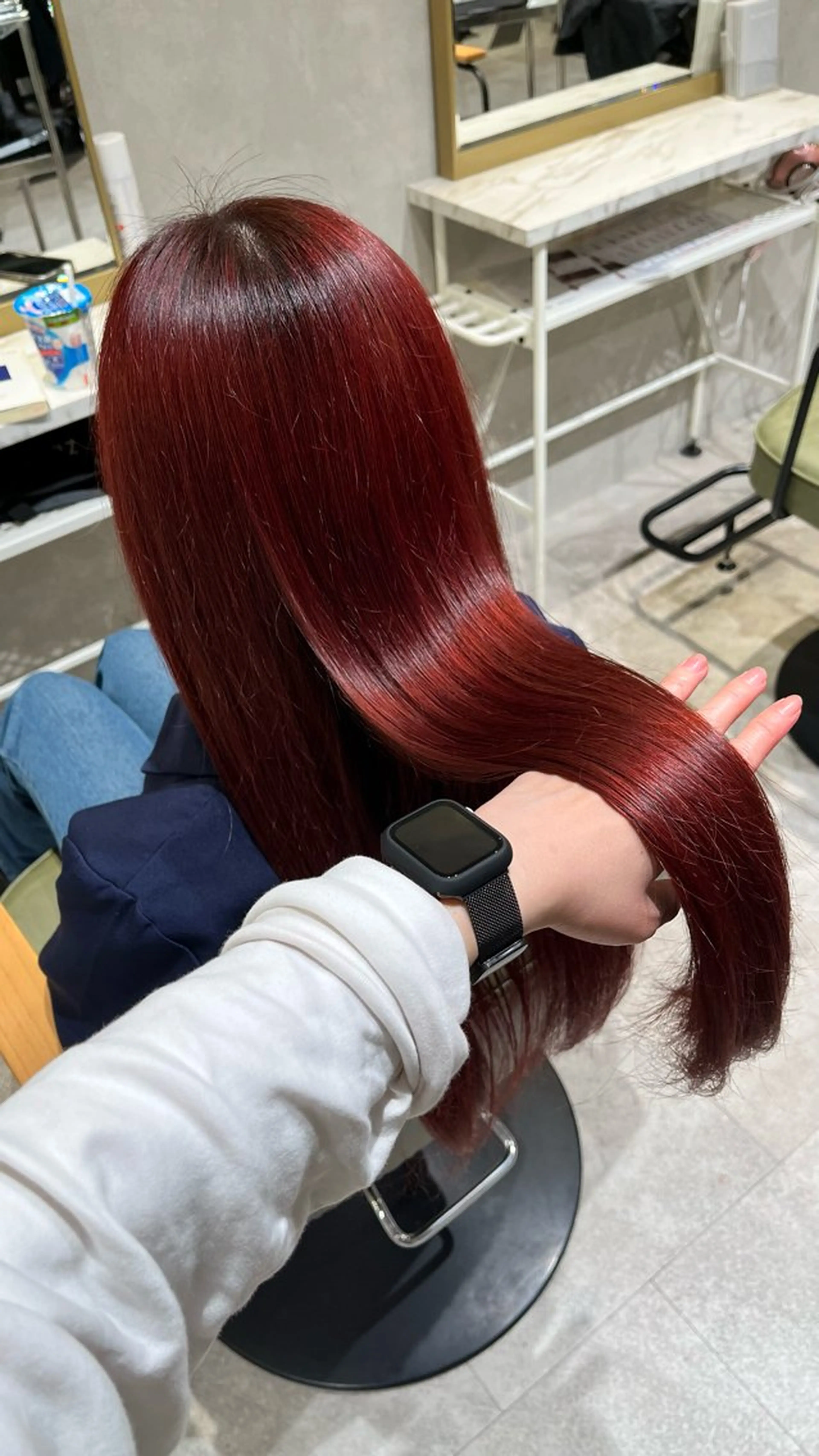 ロング カラー 新宿/ヘアカラー AiNAのヘアスタイル