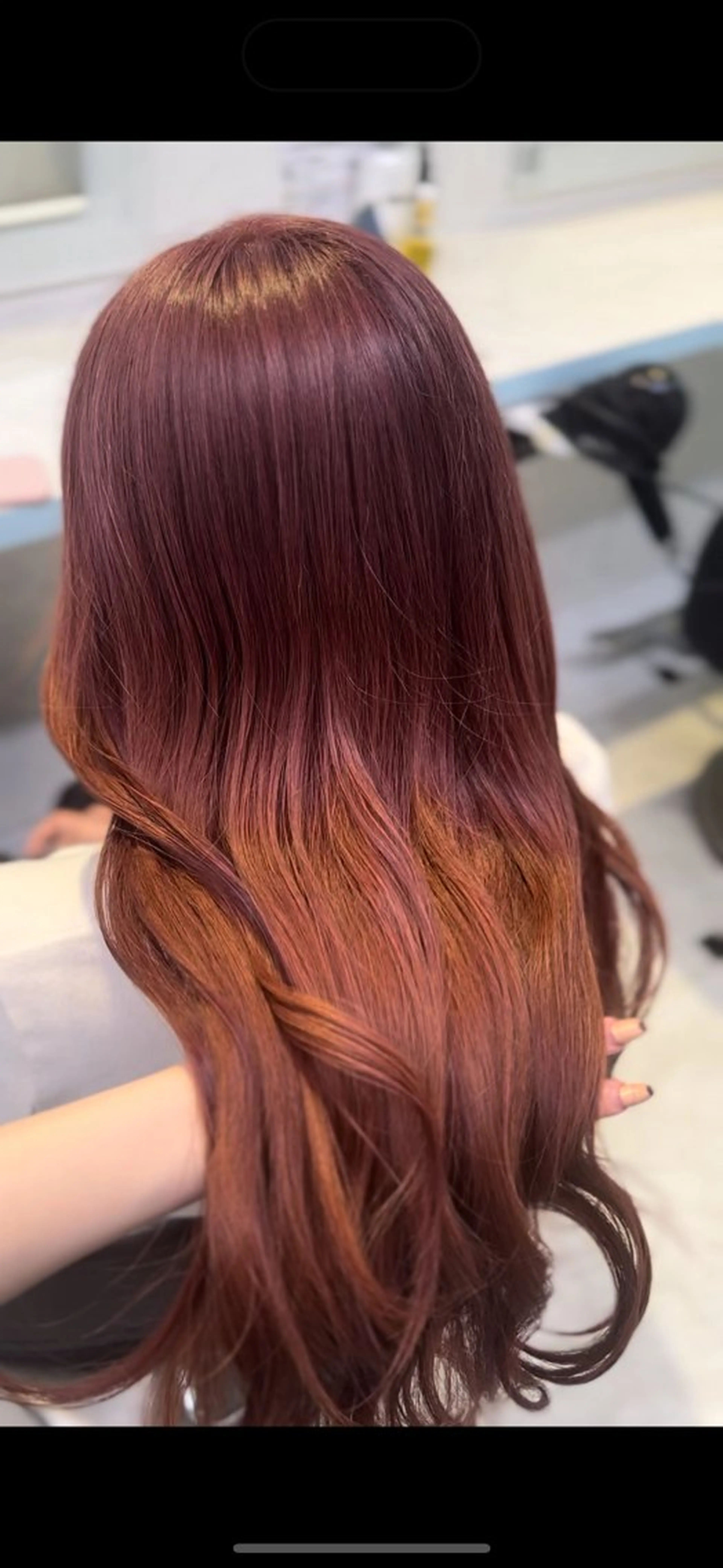 ロング カラー ♥️暖色カラ ー♥️由夏のヘアスタイル