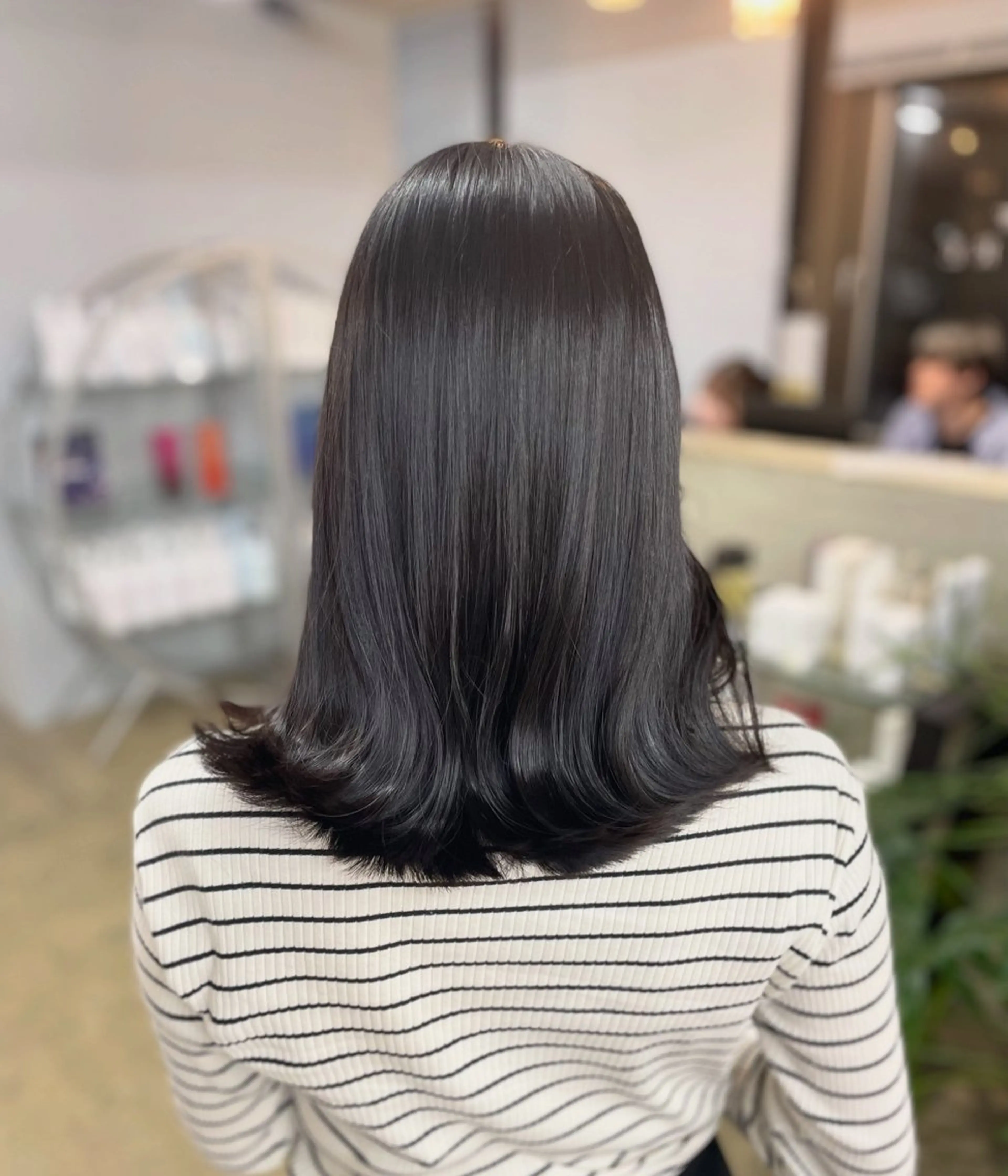 セミロング カット ヘアカラー cuore/ みく/艶カラーのヘアスタイル