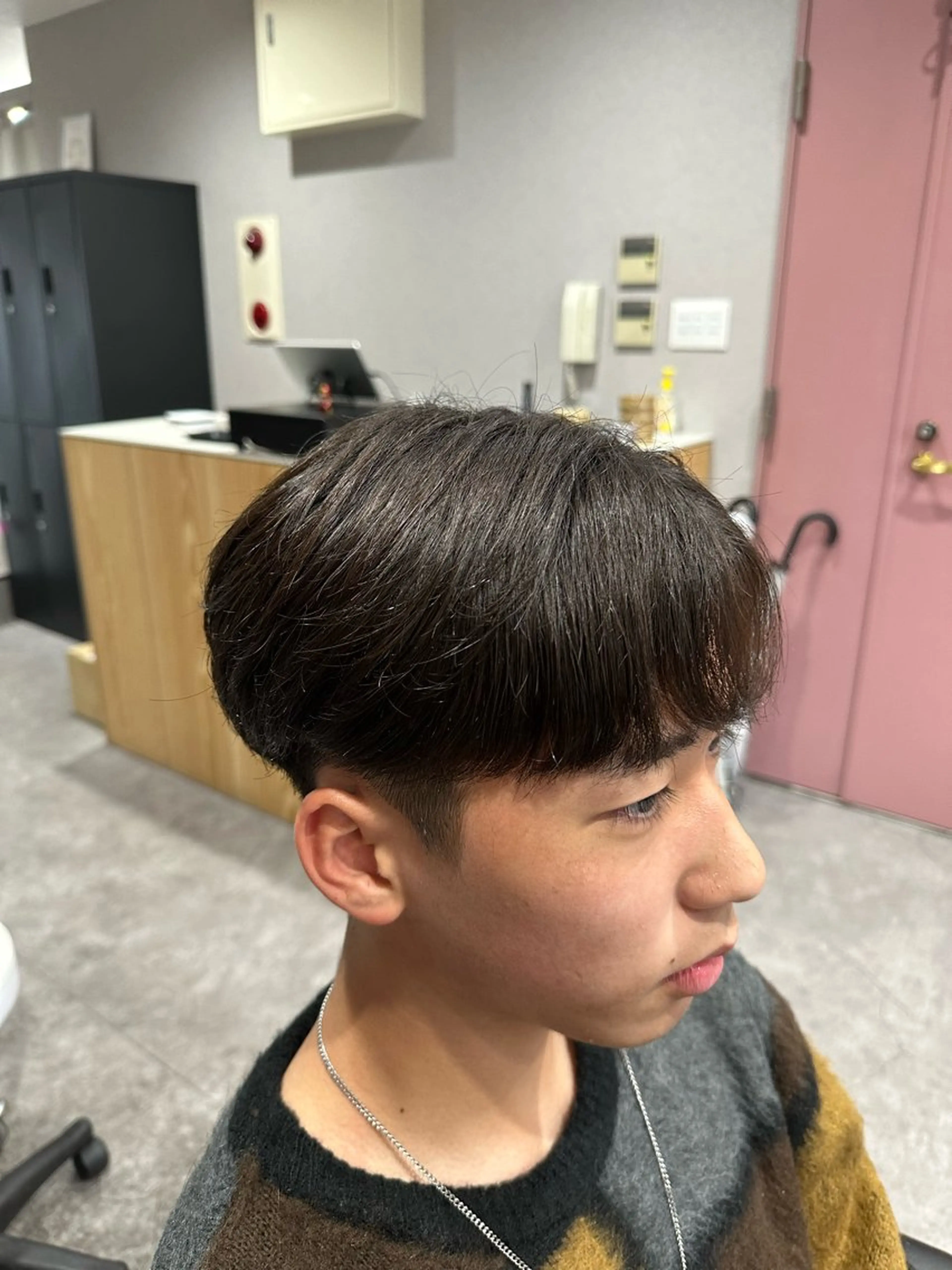 ショート メンズ マッシュ 縮毛矯正 カット 縮毛矯正 メンズNo.1美容師 Coshoのヘアスタイル