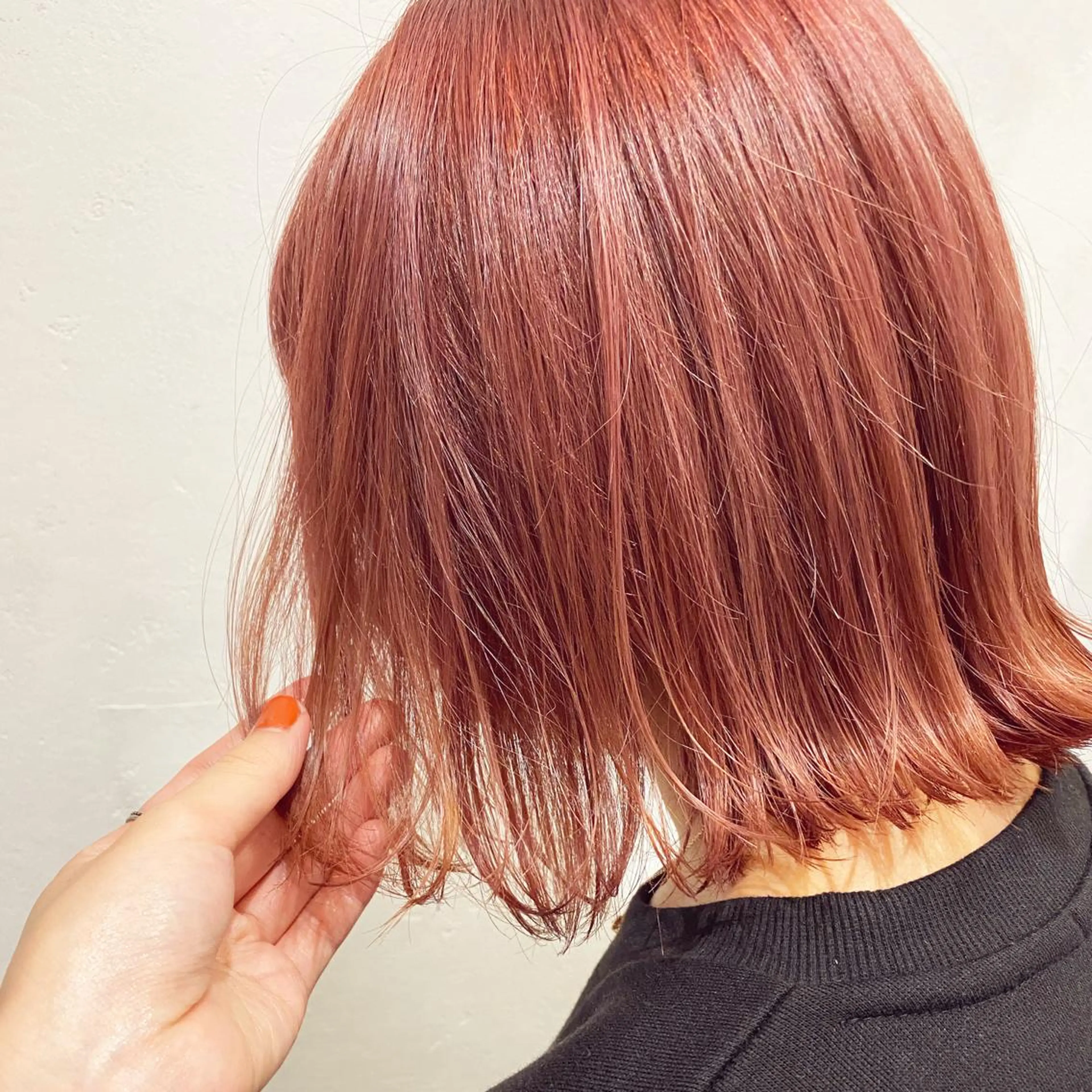 ショート カラー ベージュカラー ピンクカラー ピンクベージュ ボブ/salut町田 🧡kanaのヘアスタイル