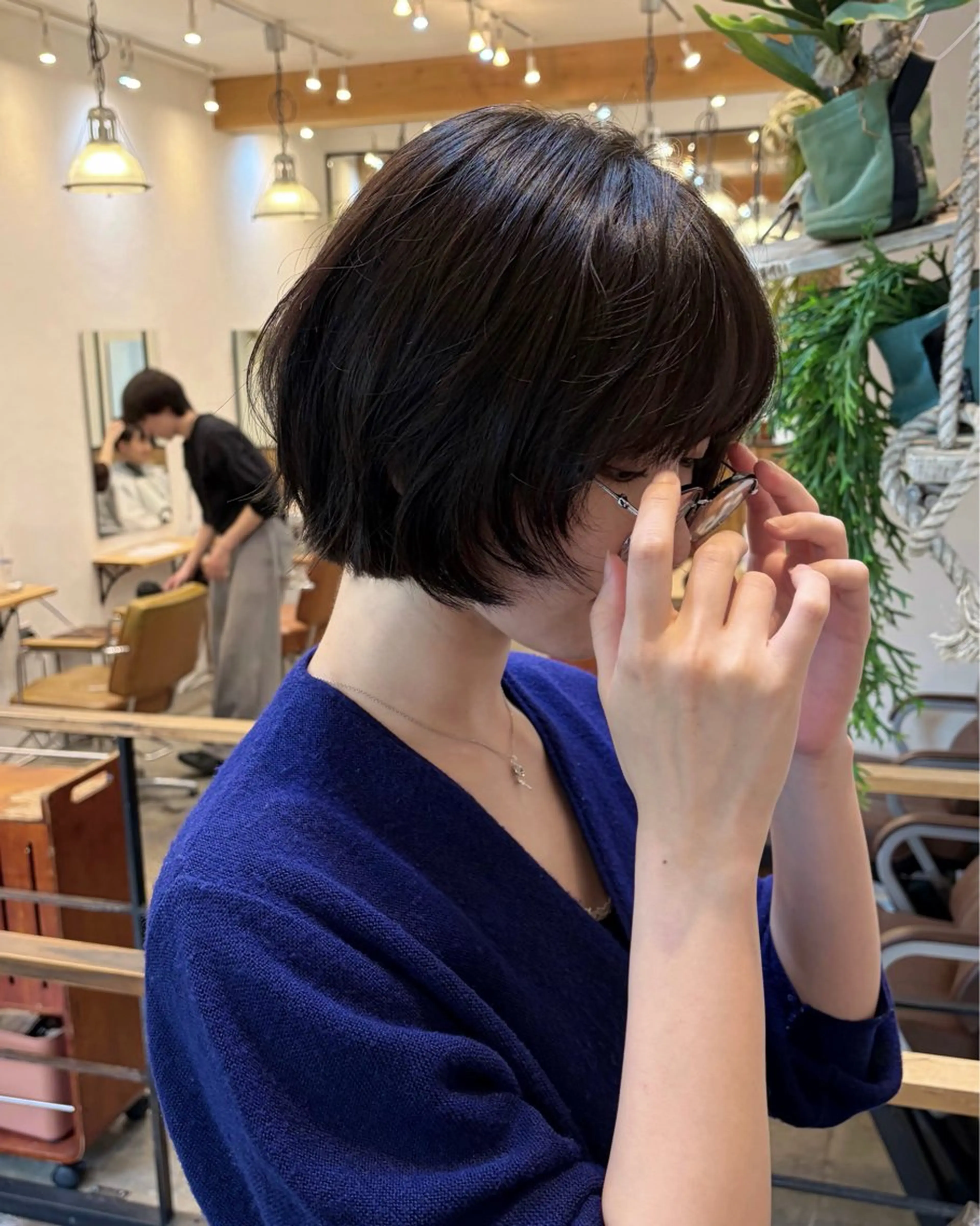 ショート カラー カット ヘアカラー unica by Belle 御殿山店所属・海奈|透明感カラー |レイヤーカットのヘアスタイル
