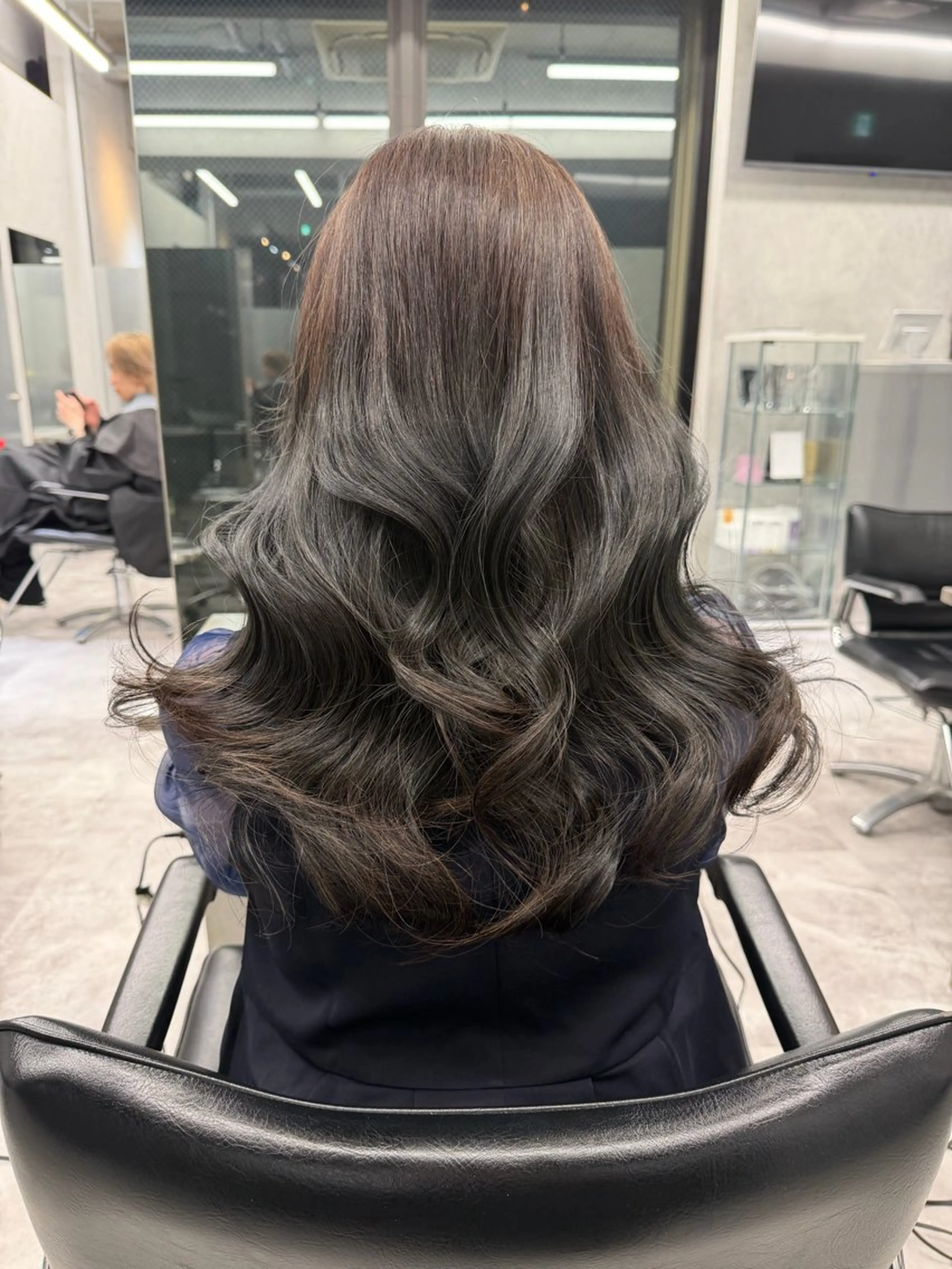 ロング ヘアセット ハイトーン/渋谷 韓国風/Narukaのヘアスタイル