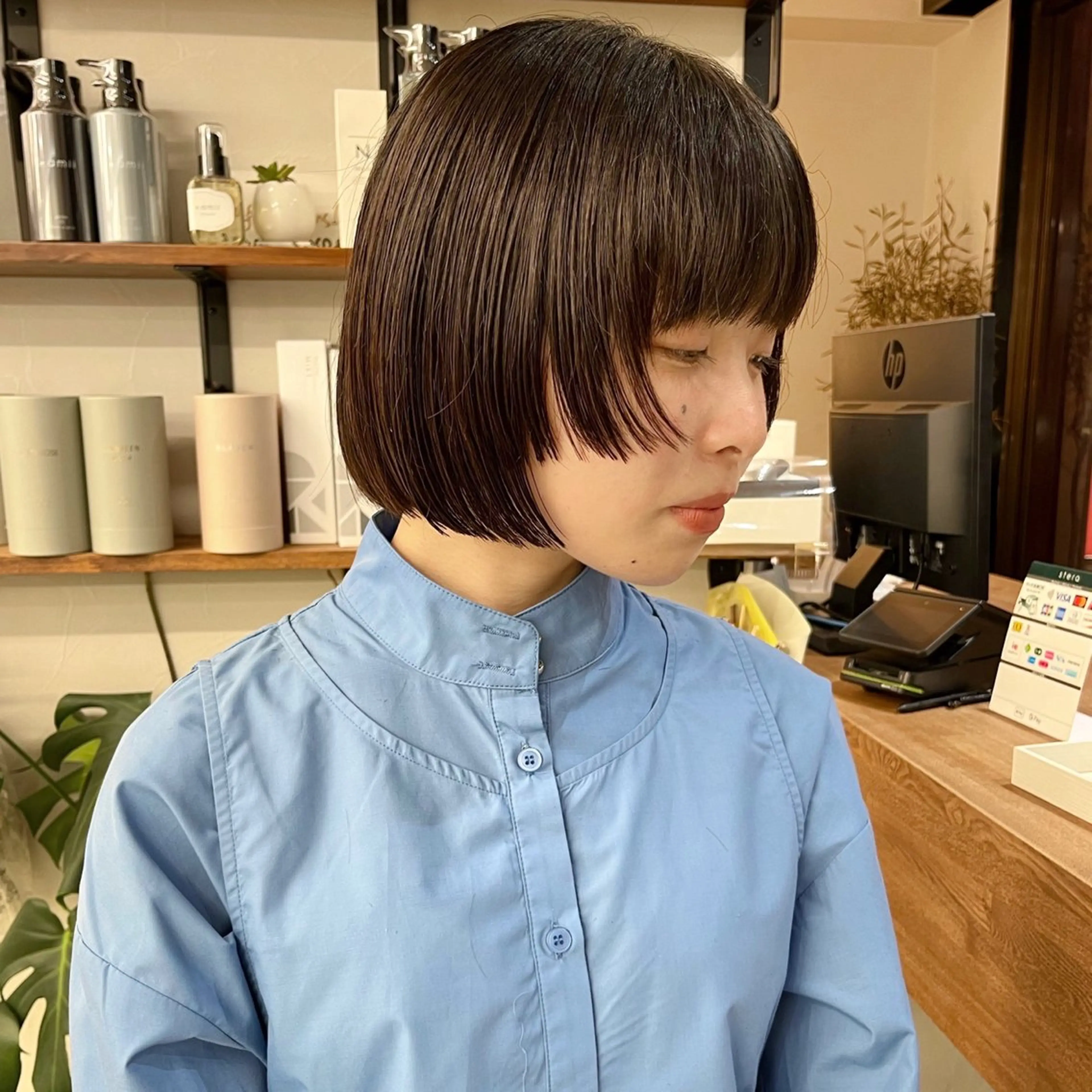 ショート ボブ レイヤーカット 似合わせカット ショートヘア ウルフカット カット トリートメント 初めてのショート お任せください✂️のヘアスタイル