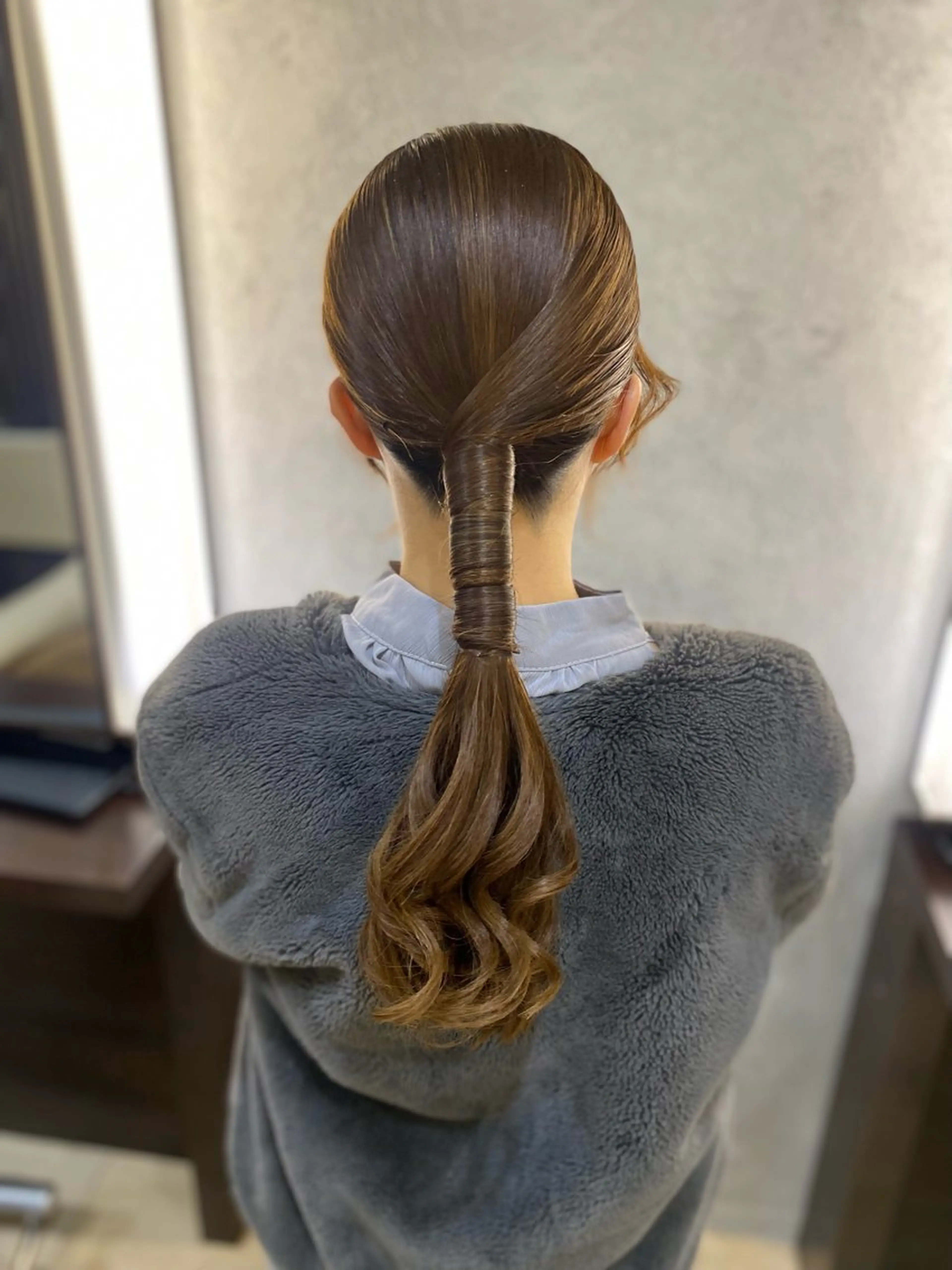 ロング ヘアアレンジ ポニーテール 石垣廣乃 /Hironoのヘアスタイル