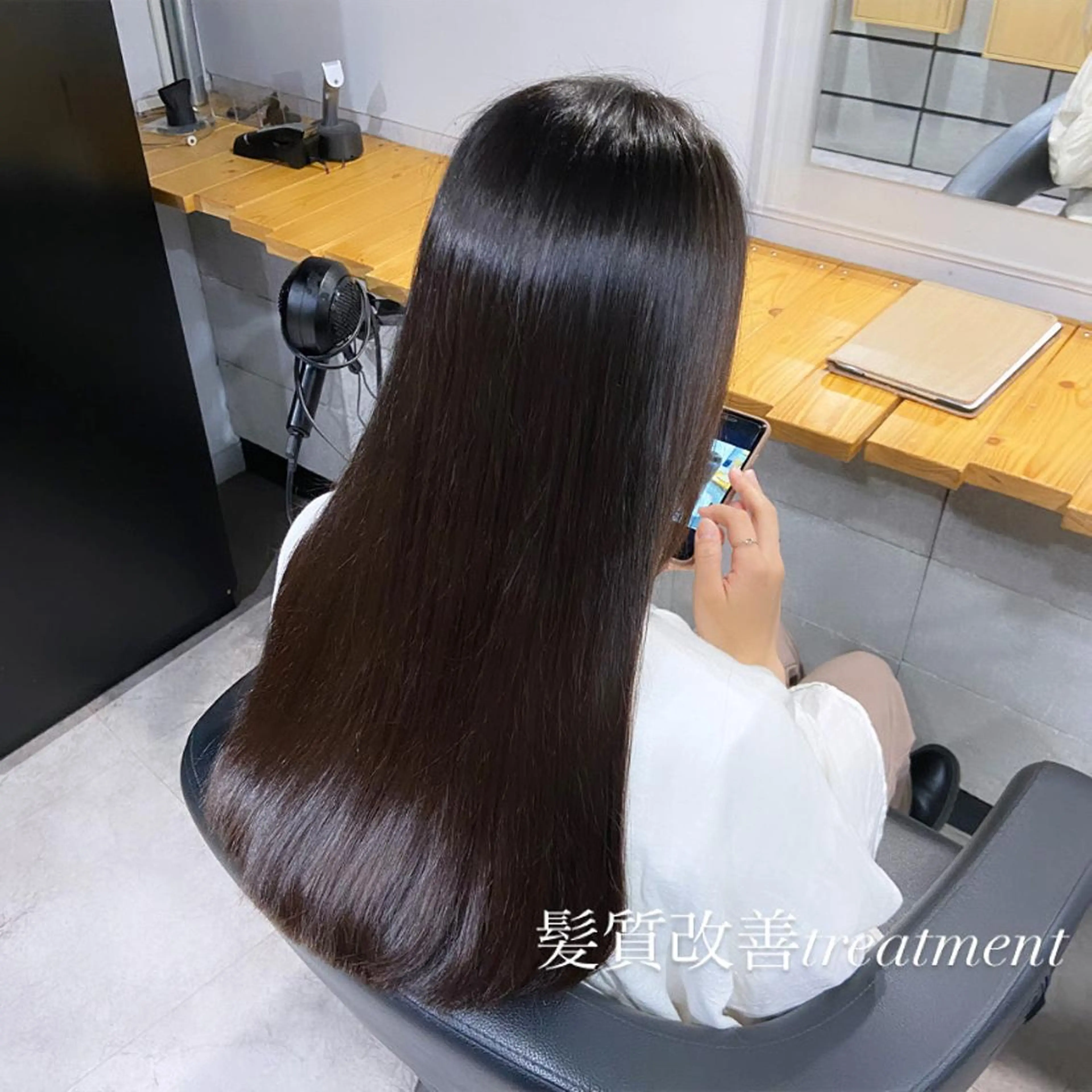 ロング アッシュ ピンクブラウン パープルカラー 髪質改善 トリートメント MEI🎀垢抜けカラ ー🎀韓国styleのヘアスタイル