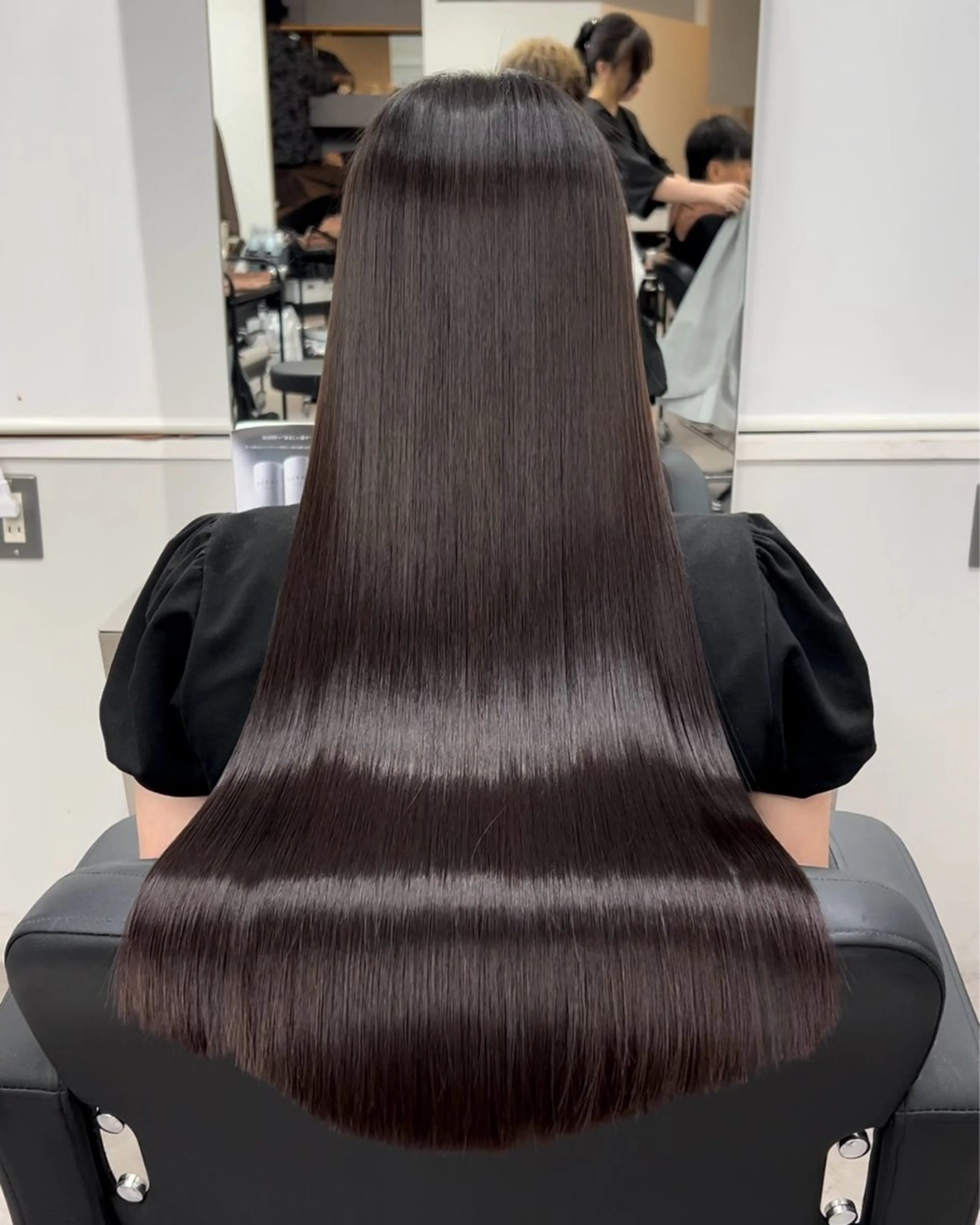 ロング 髪質改善 縮毛矯正 トリートメント カット ヘアカラー トリートメント 🫧髪質改善 講師🫧🍎幹細胞のヘアスタイル