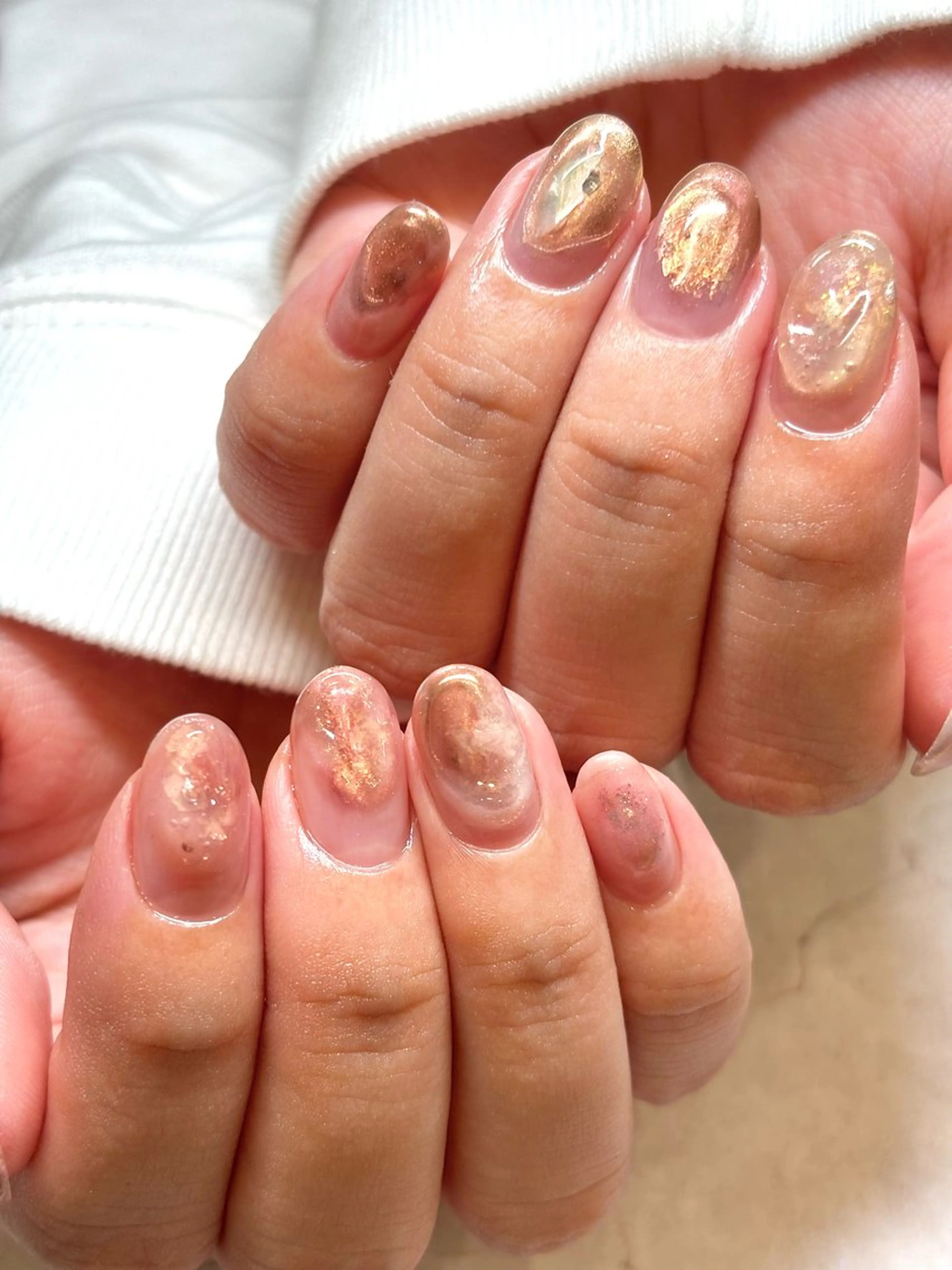 キッズ ネイル フットネイル ジェルネイル マグネットネイル ニュアンスネイル ワンカラーネイル illum hicariのネイルデザイン