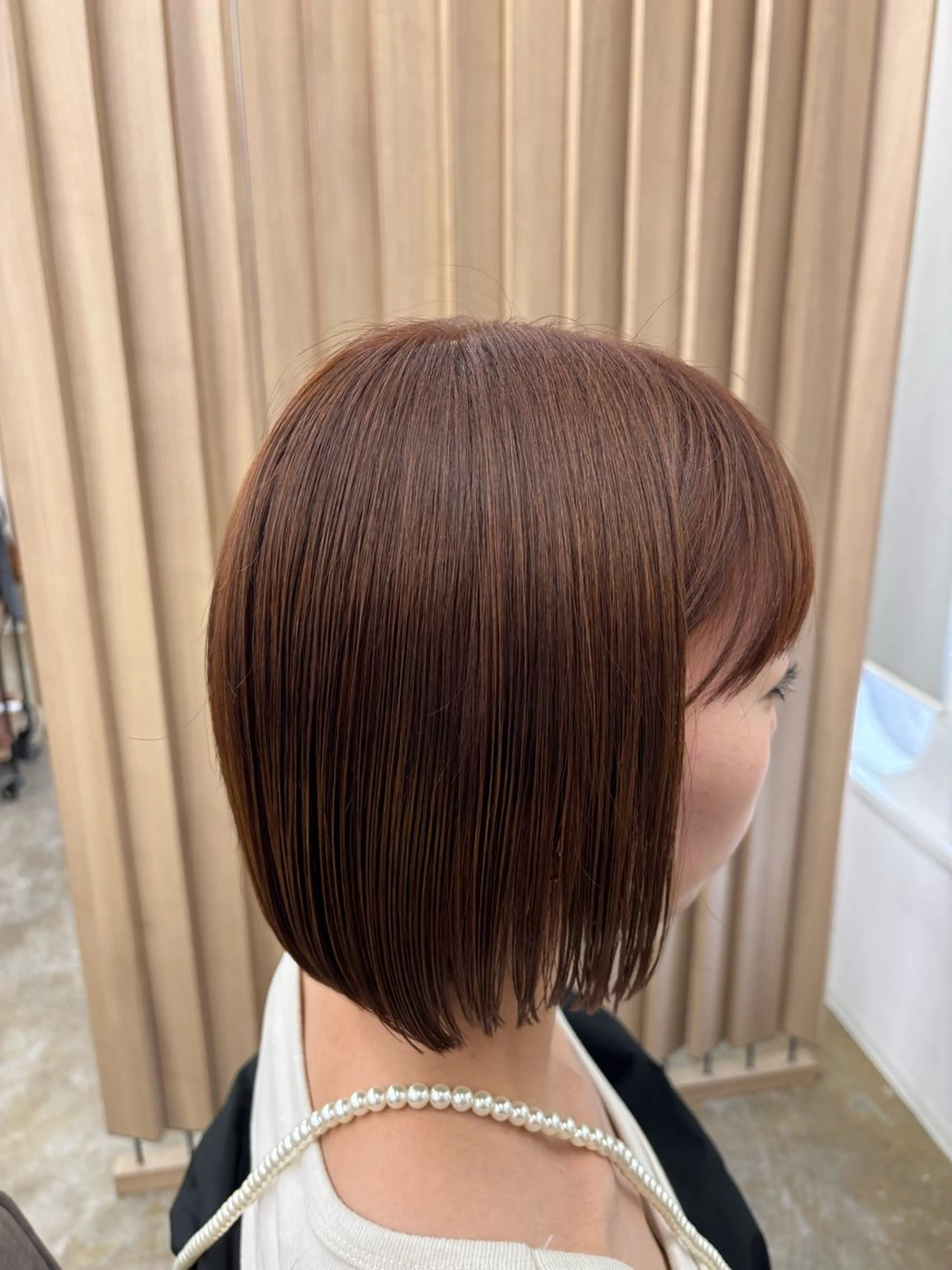 カラー ブラウンカラー オレンジ オレンジブラウン ヘアカラー Asuka /SOYON難波のヘアスタイル