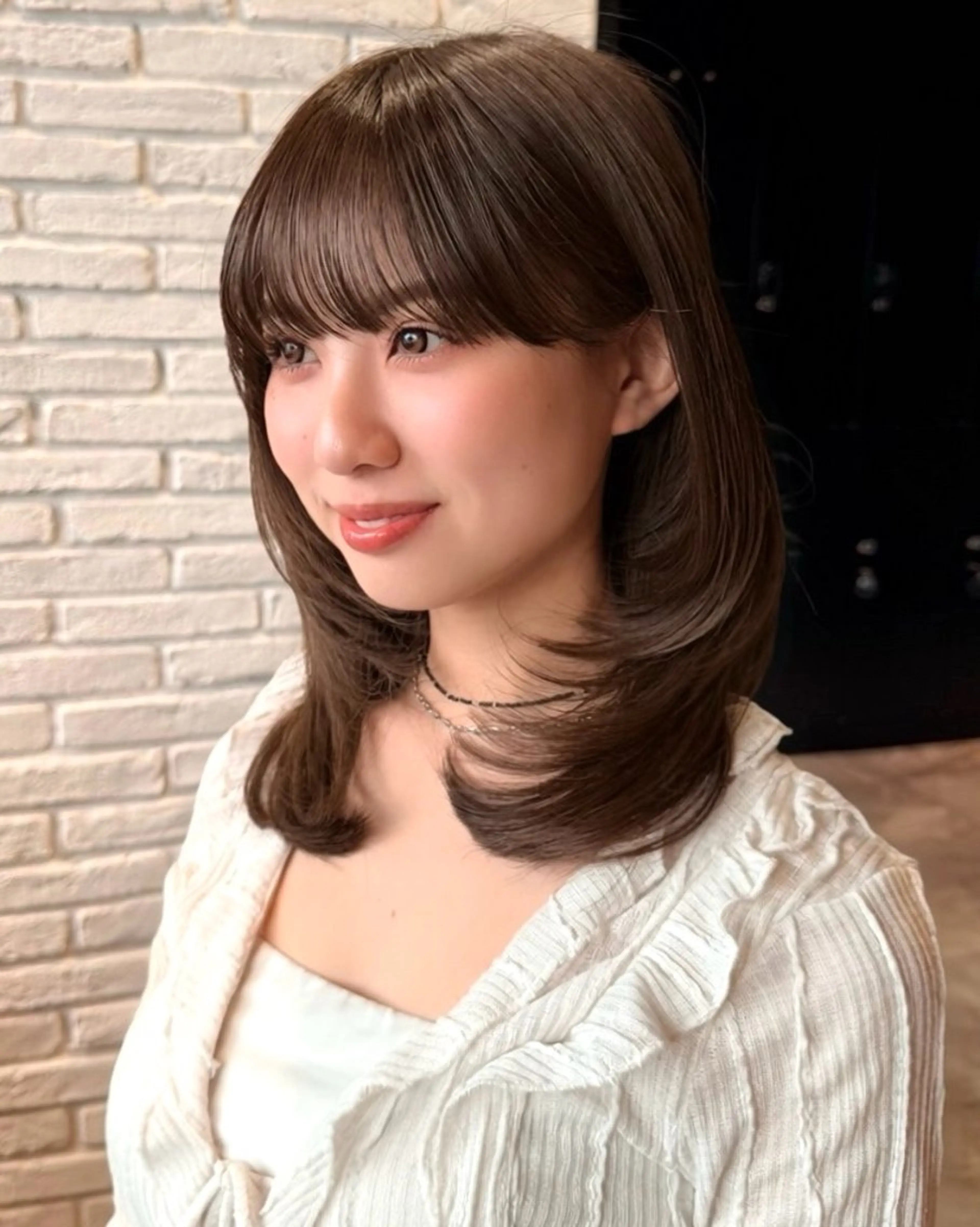 ショート カラー 顔周りカット レイヤーカット カット ヘアカラー トリートメント レイヤー🩰顔まわり /透明感/kanaのヘアスタイル