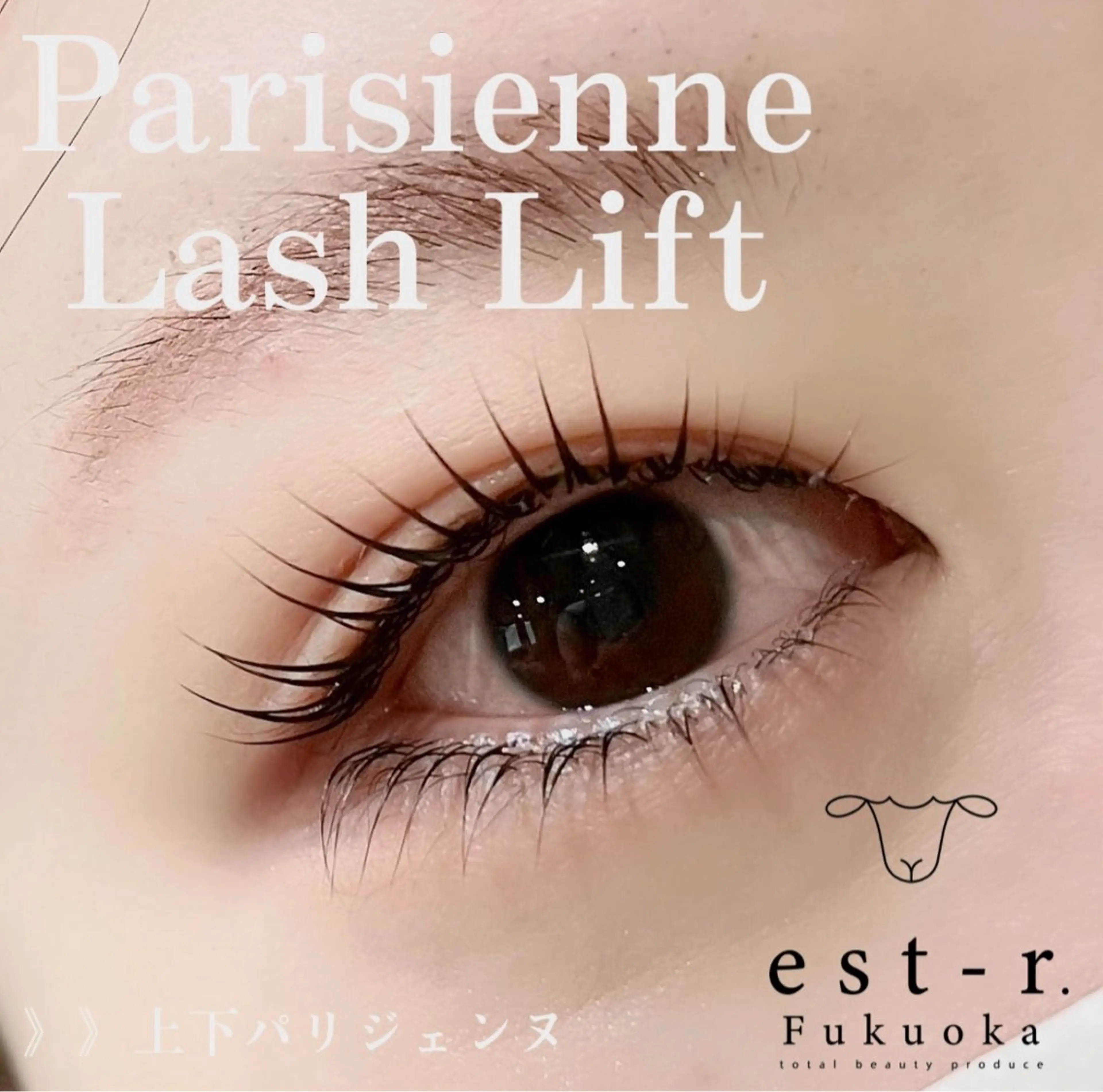 マツエク・マツパ 束感まつ毛 韓国風マツエク パリジェンヌラッシュリフト 下まつげエクステ 一重×まつ毛パーマ マツパ Riho/博多/ まつげパーマ/LEDのマツエク・マツパデザイン