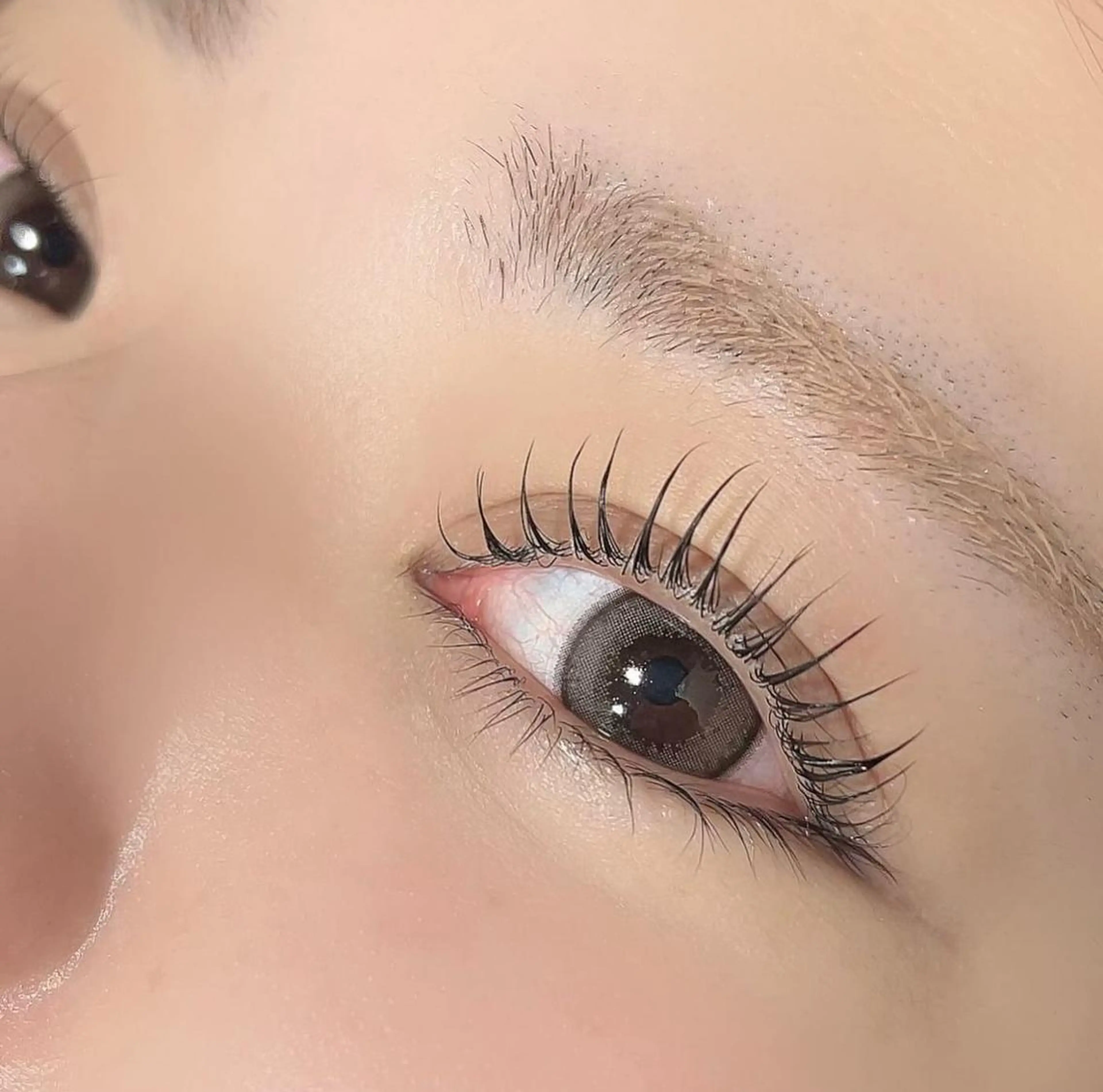 【韓国風束感まつ毛パーマ】コーティング付き ダメージレスで人気♪の写真