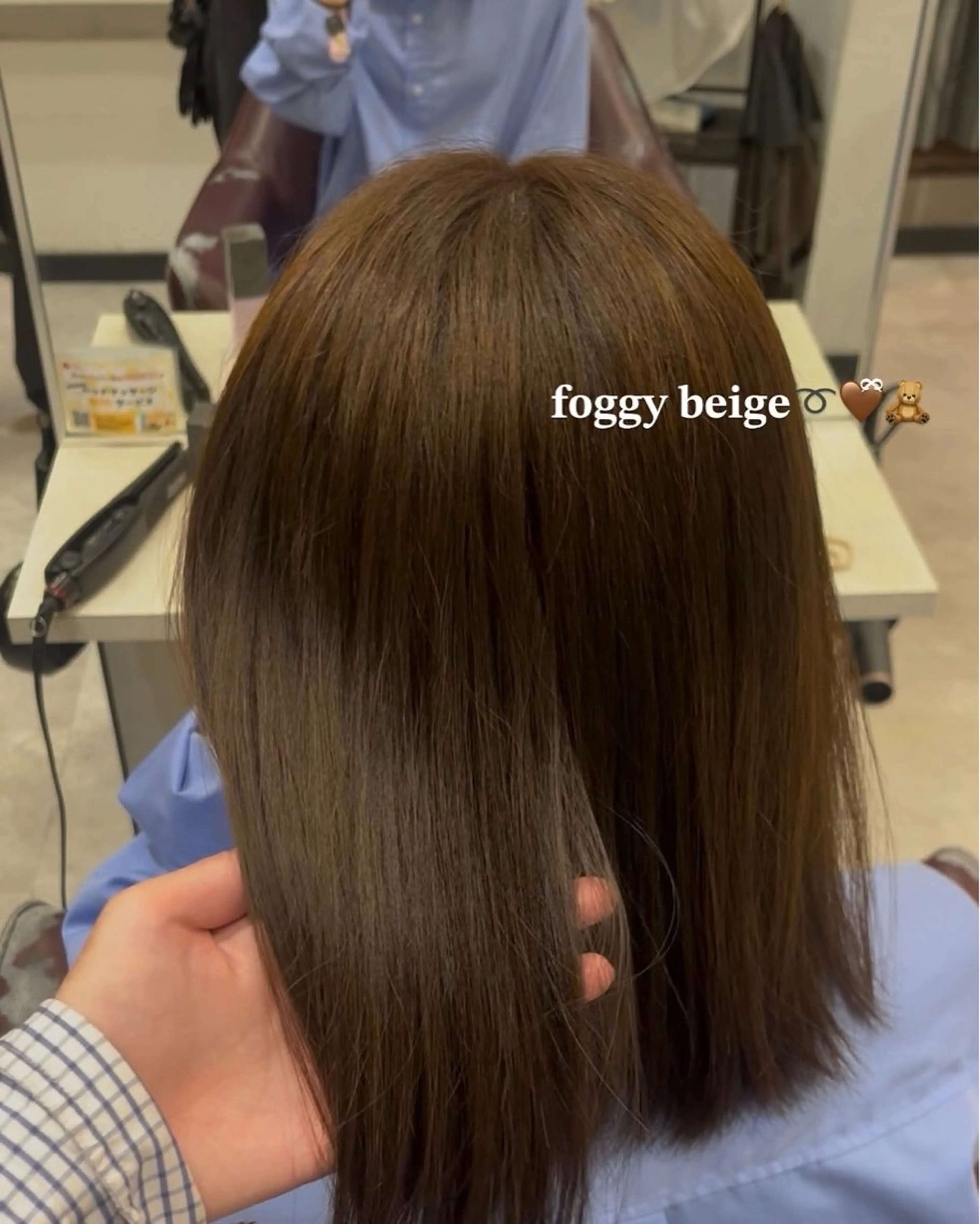 ミディアム カラー NANAMI 🐈‍⬛のヘアスタイル